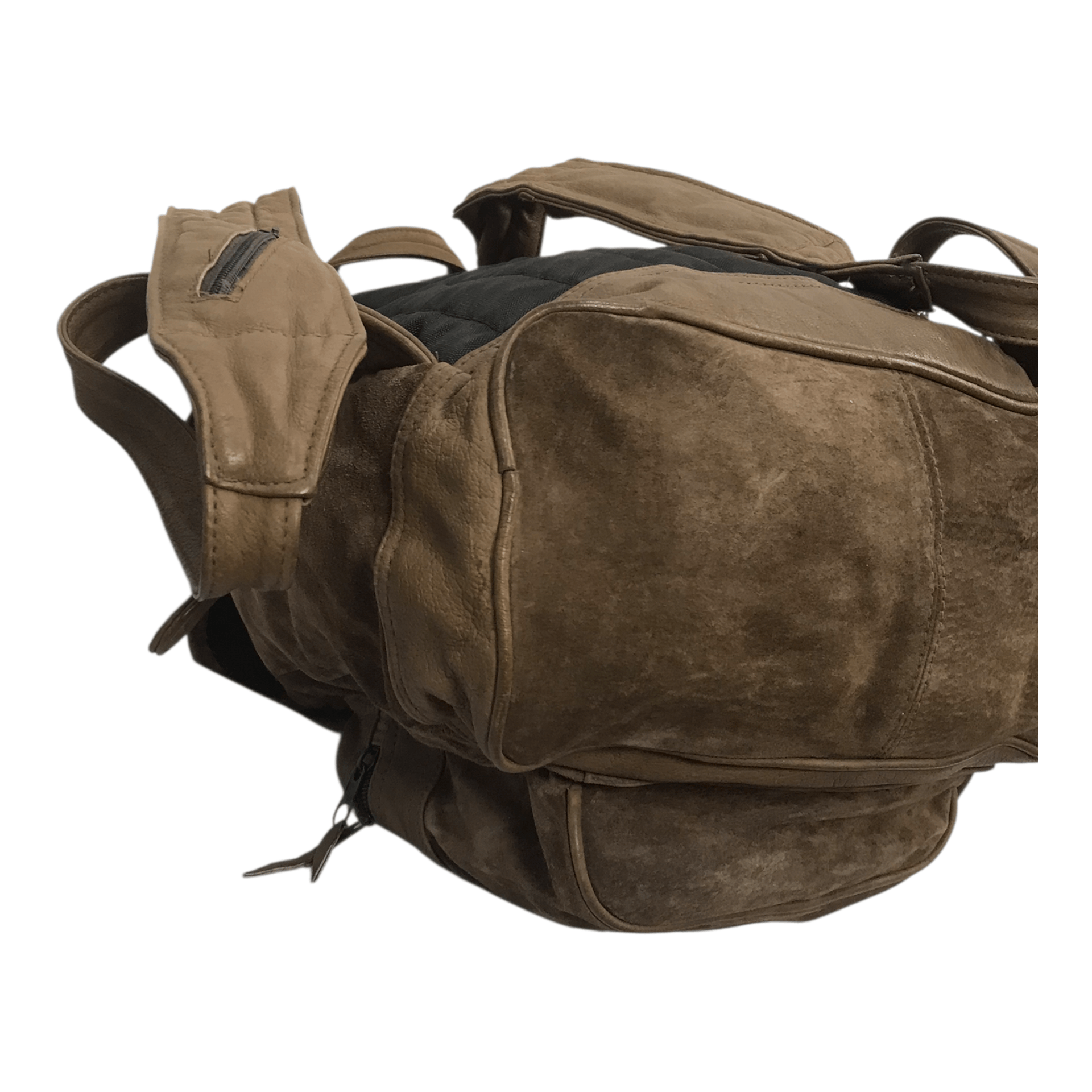 Leather Vintage Golden East Leather Brown Bagpack Size ONE SIZE - 14 Thumbnail