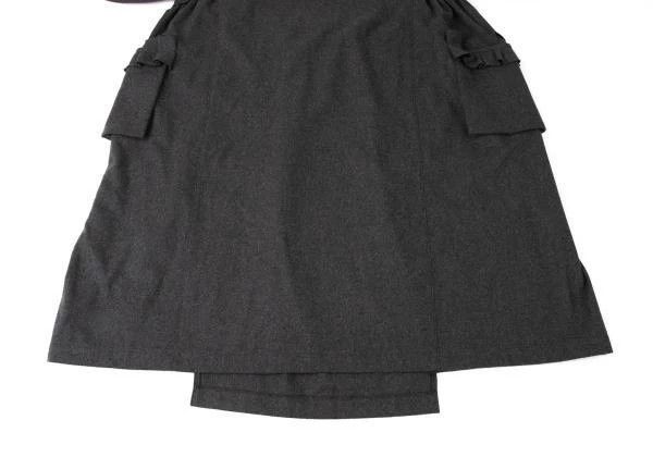 Comme des Garcons Comme des Garcons Dark gray retro flat neck dress with des Size M / US 6-8 / IT 42-44 - 6 Thumbnail