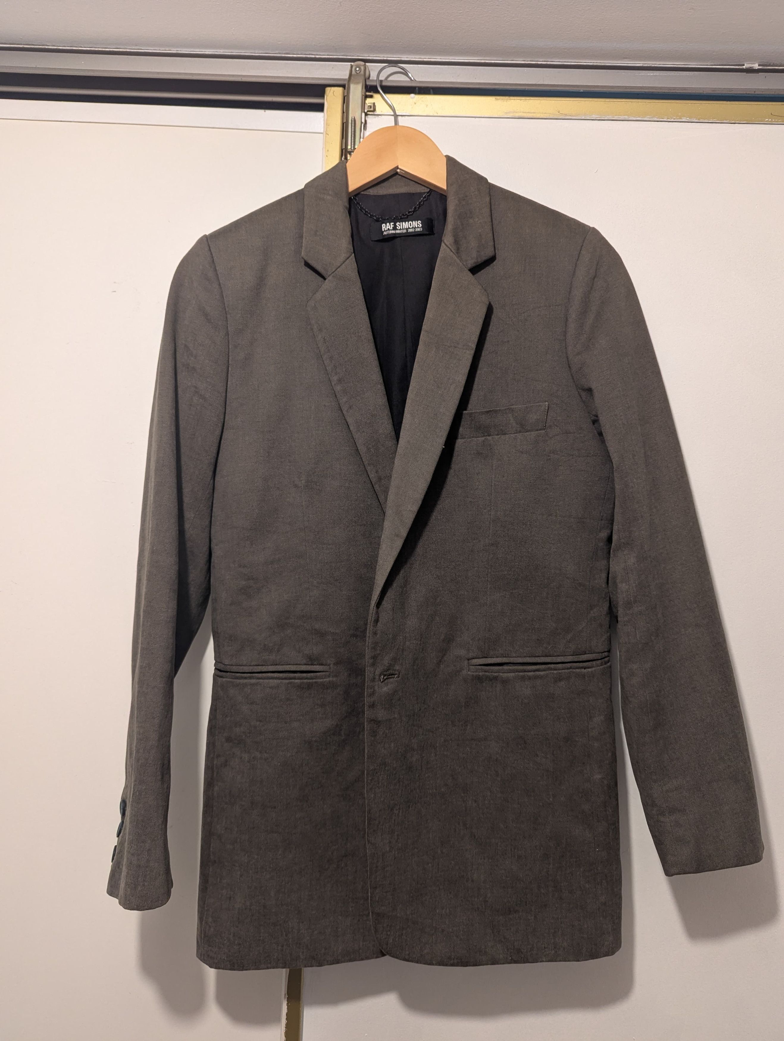 Raf Simons Raf Simons AW02 "Virginia Creeper" Cotton Blazer - MINT Size 48R - 1 Thumbnail