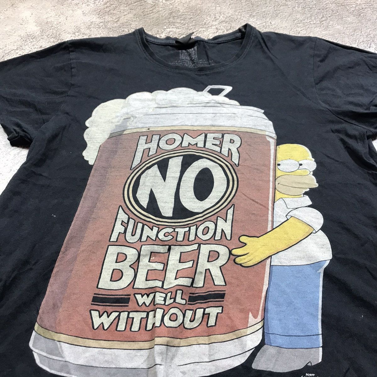 Vintage Vintage 90s Homer Simpson Graphic Tee Y2K Streetwear Faded M Size US M / EU 48-50 / 2 - 3 Thumbnail