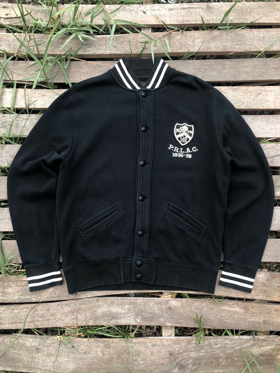 Polo Ralph Lauren Polo Ralph Lauren Baseball Sweat Jacket Size US L / EU 52-54 / 3 - 1 Thumbnail