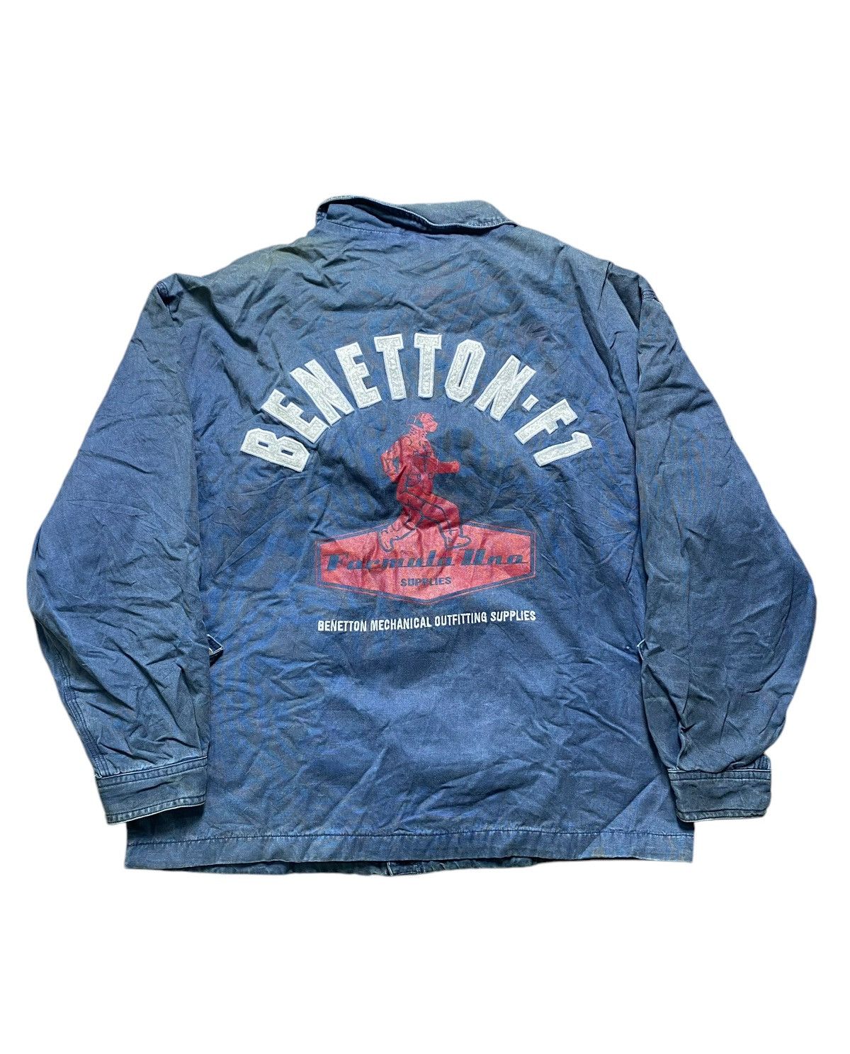 Vintage VINTAGE BENETTON F1 RACING JACKET Size US XXL / EU 58 / 5 - 7 Thumbnail