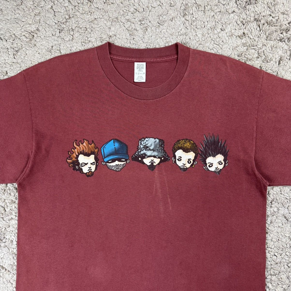 Band Tees Vintage 90s Limp Bizkit Duval Country School Bus T-shirt Size US L / EU 52-54 / 3 - 10 Thumbnail