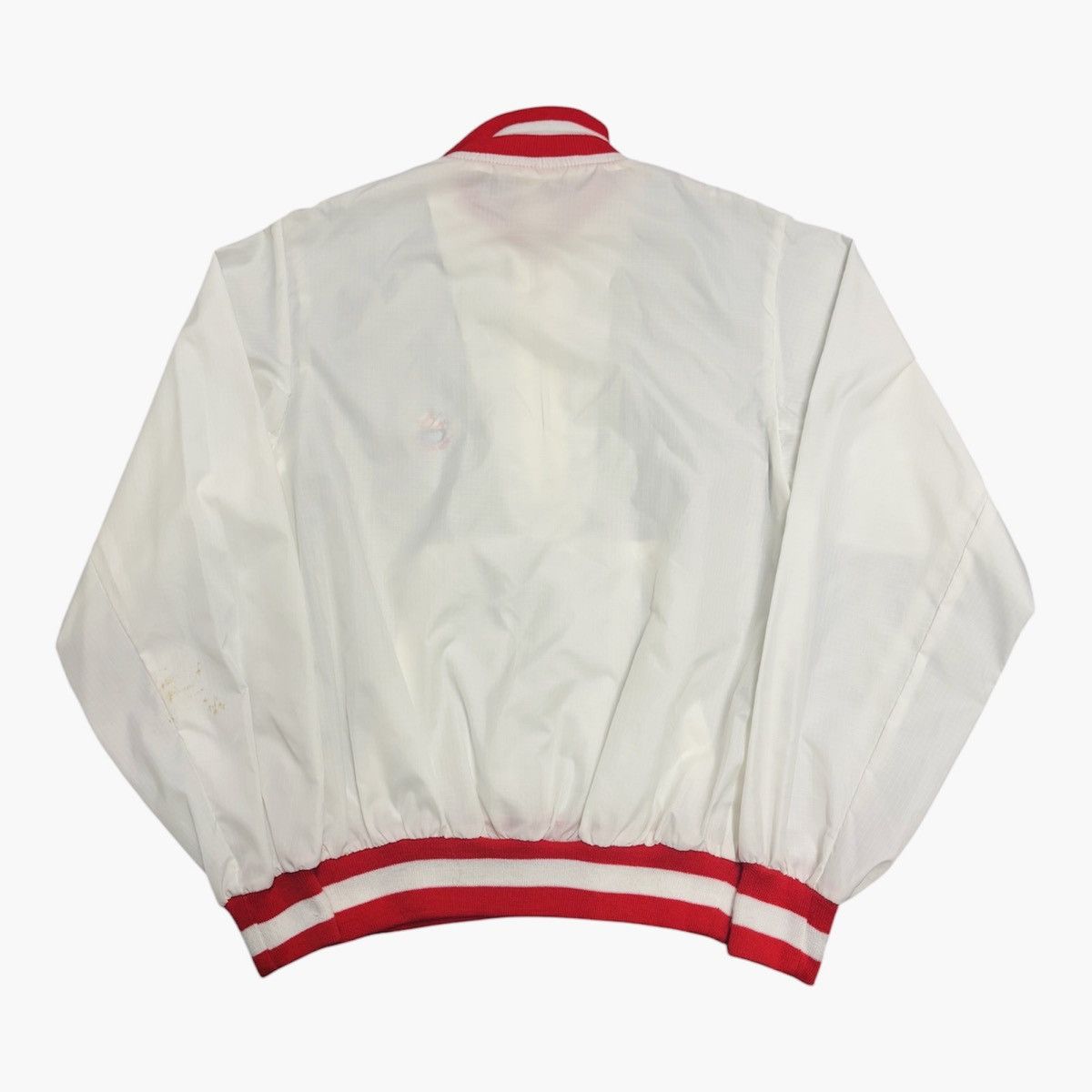 Vintage Vintage 90s Logo 7 White Nylon Windbreaker Jacket Men Size S Size US S / EU 44-46 / 1 - 5 Thumbnail