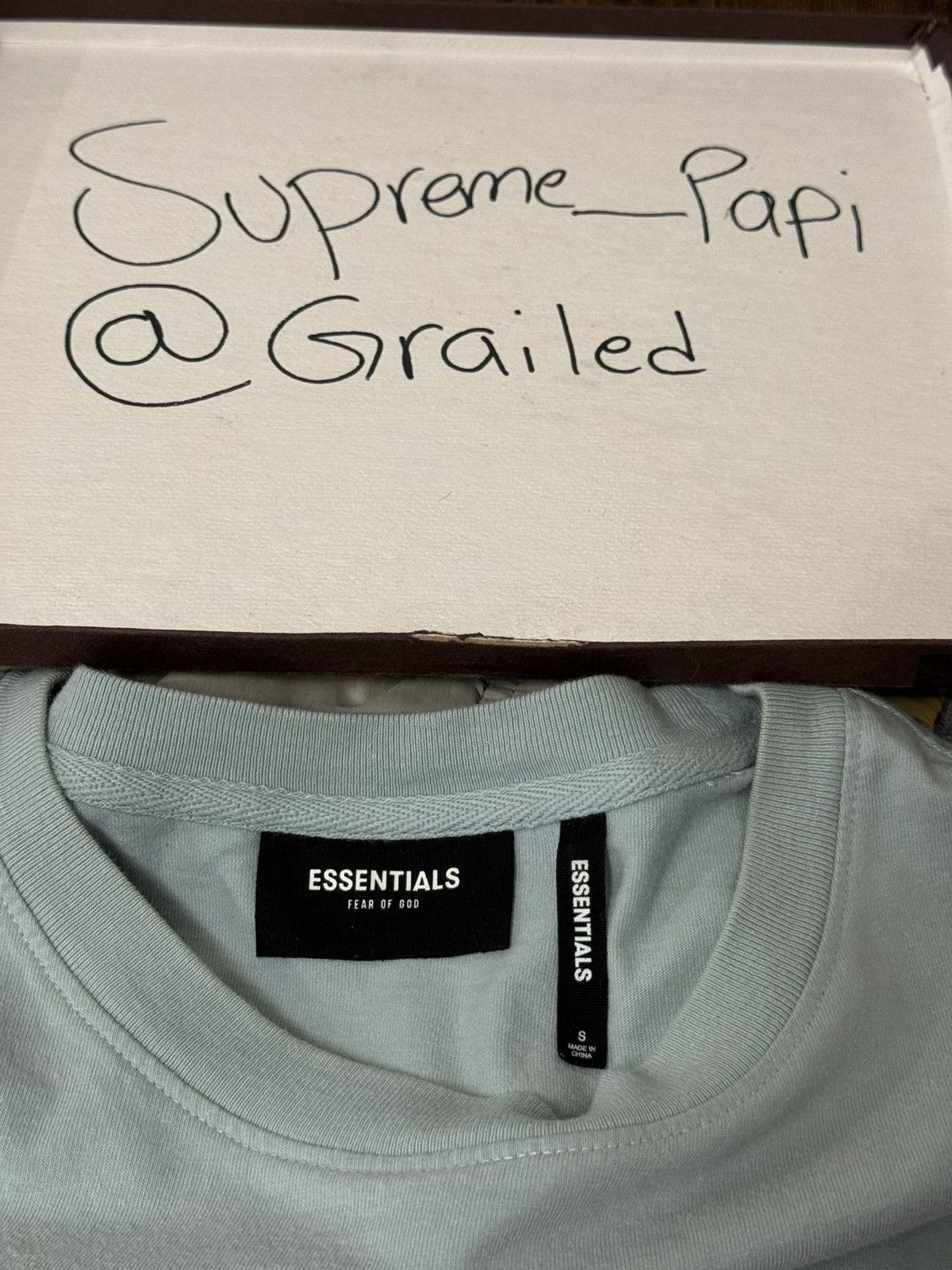 Fear of God OG Fear of God Essentials Boxy 3M Logo Tee Blue SZ Small 🔥 Size US S / EU 44-46 / 1 - 8 Thumbnail