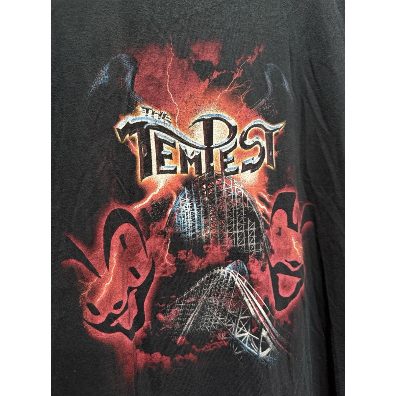 Gildan VINTAGE ICP Juggalo Tempest Album Black Band Tee Shirt XL Adult Mens Size US XL / EU 56 / 4 - 4 Thumbnail