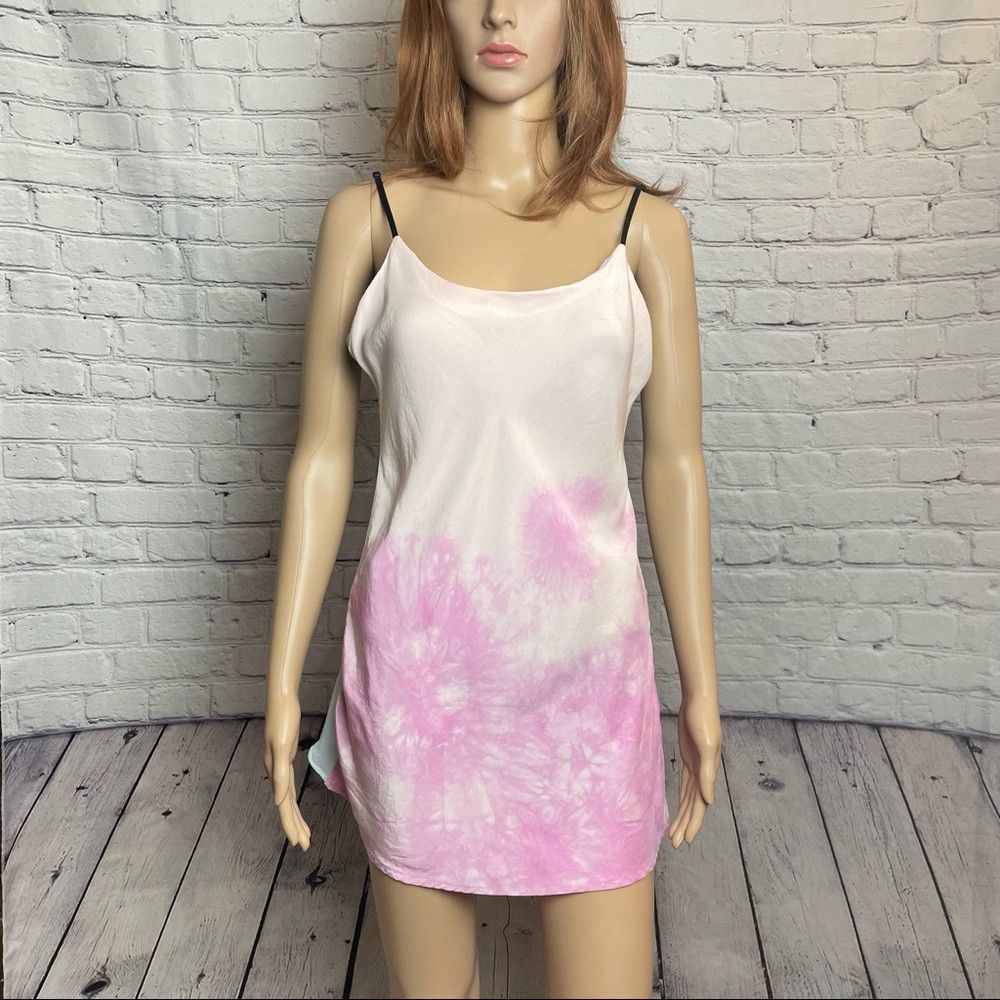 Other Lola Haze Baby Doll Tie-Dye Silk Chemise Cami Size M Size ONE SIZE - 1 Thumbnail
