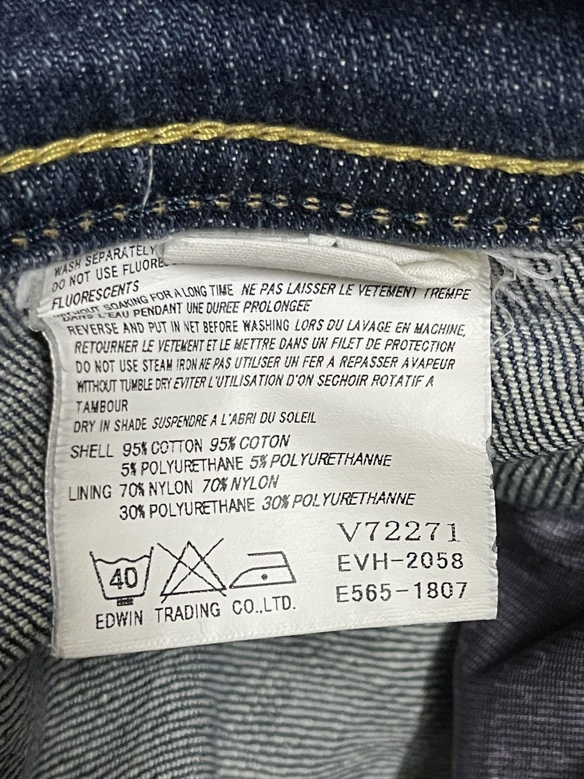 Hysteric Glamour Vintage Japanese Brand Blue Faded Wash Style Bootcut Jeans Size 28" / US 6 / IT 42 - 10 Thumbnail