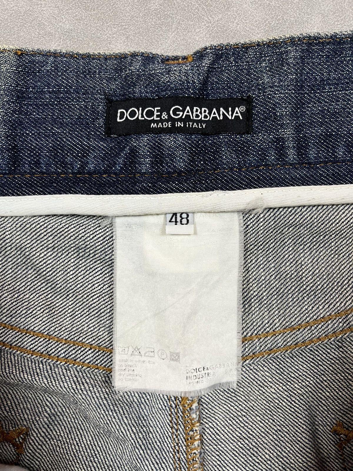 Dolce & Gabbana Vtg Dolce Gabbana side logo denim pants Size US 30 / EU 46 - 10 Thumbnail