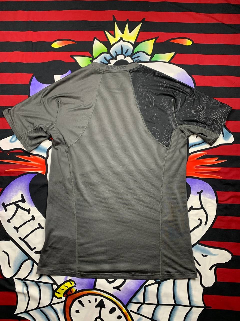 Nike Nike Pro Combat compression training tshirt gray Size L Size US L / EU 52-54 / 3 - 5 Thumbnail