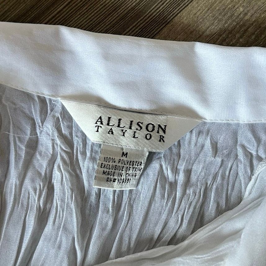Other allison taylor white button up long sleeve blouse shirt Size M / US 6-8 / IT 42-44 - 4 Thumbnail
