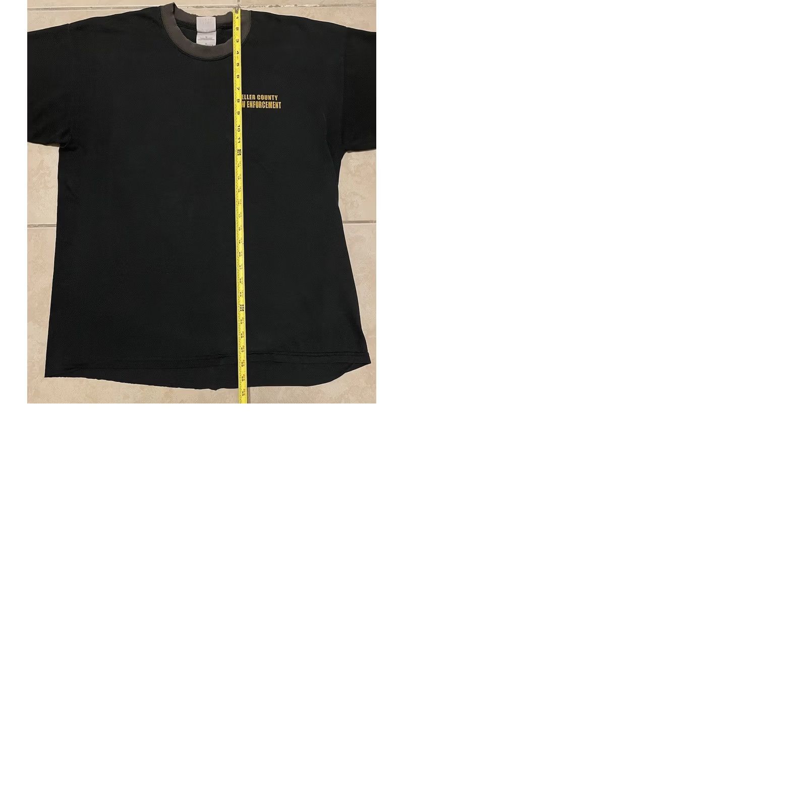Vintage VINTAGE Teller County Law Enforcement Faded Distress Shirt XL Police Biker Grunge 90s Shirt Mens Black XL Police Distressed Vintage Shirt Size US XL / EU 56 / 4 - 10 Thumbnail