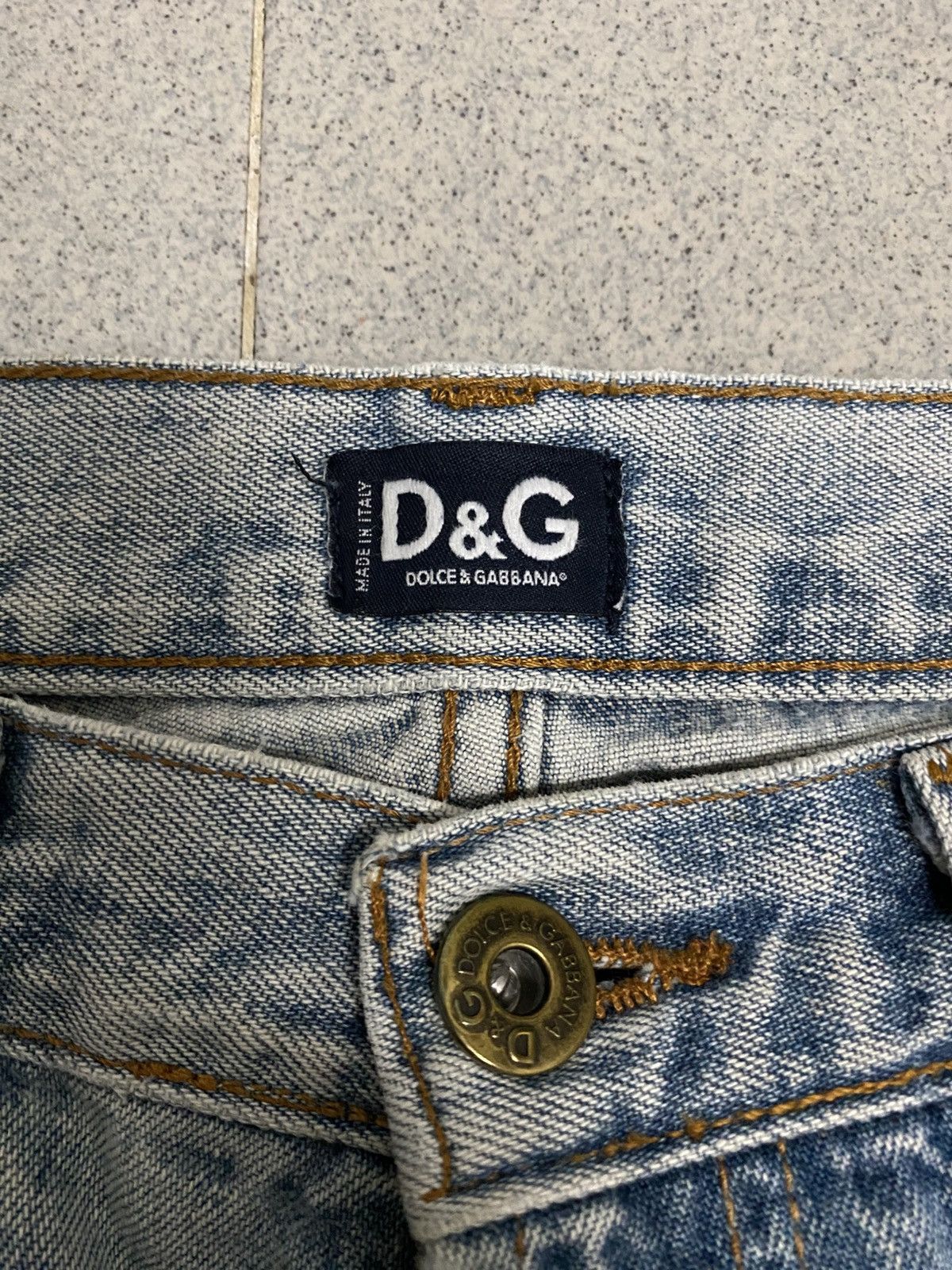 Dolce & Gabbana × Vintage Vintage Dolce&Gabbana Distress Denim Jeans Size US 29 - 7 Thumbnail