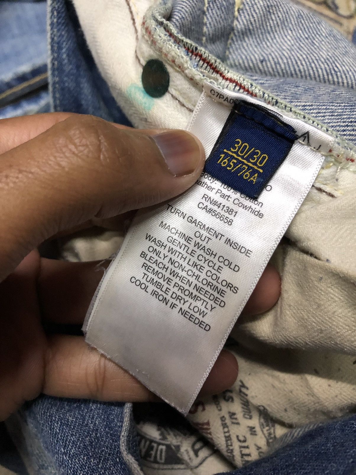 Polo Ralph Lauren DISTRESSED POLO RALPH LAUREN DENIM Size US 31 - 8 Thumbnail