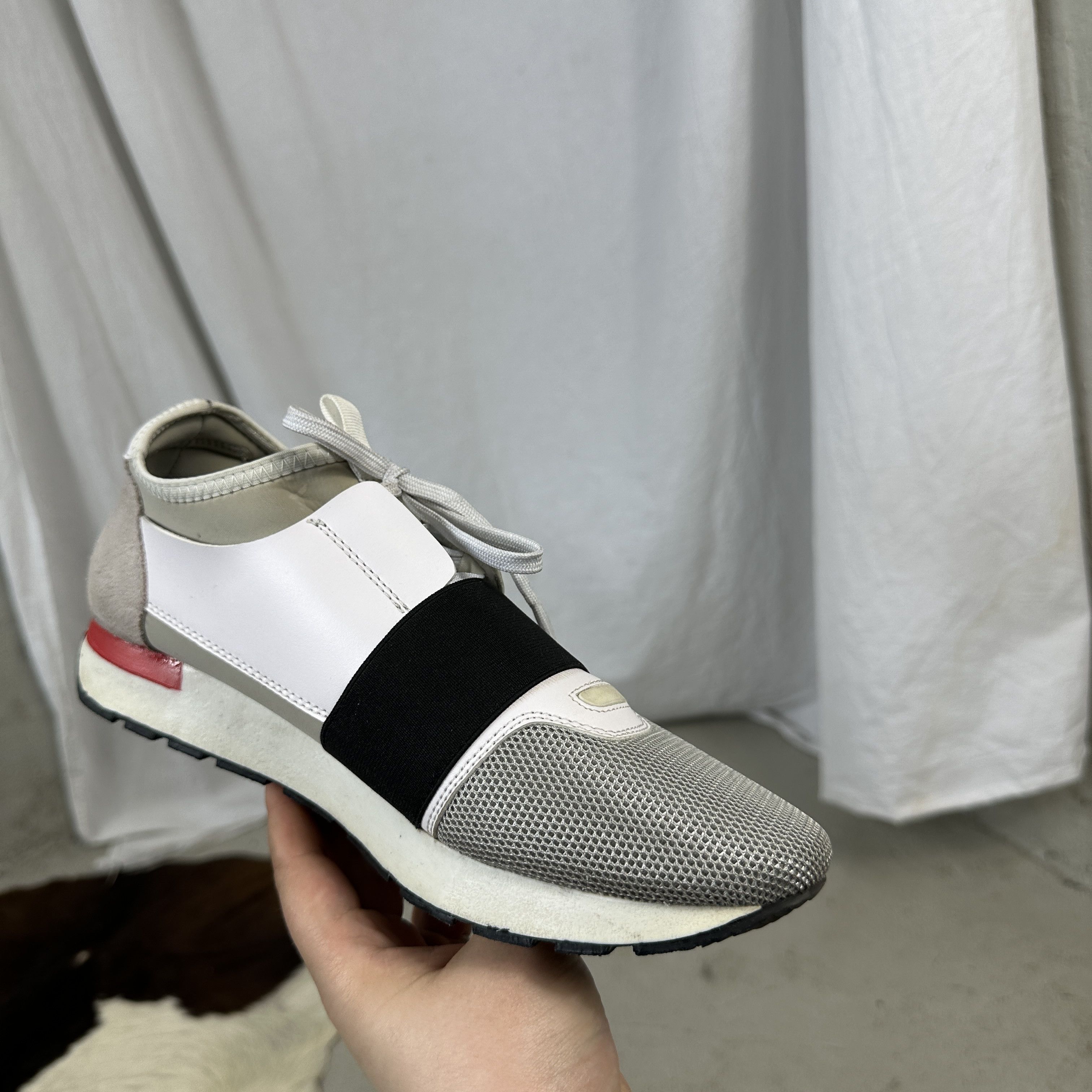 Balenciaga × Vintage Vintage Y2K Casual Balenciaga Race Runner Sneakers Size US 11 / IT 41 - 12 Thumbnail