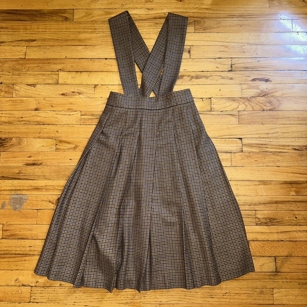 Miu Miu Houndstooth wool overall skirt NWT Size S / US 4 / IT 40 - 3 Thumbnail