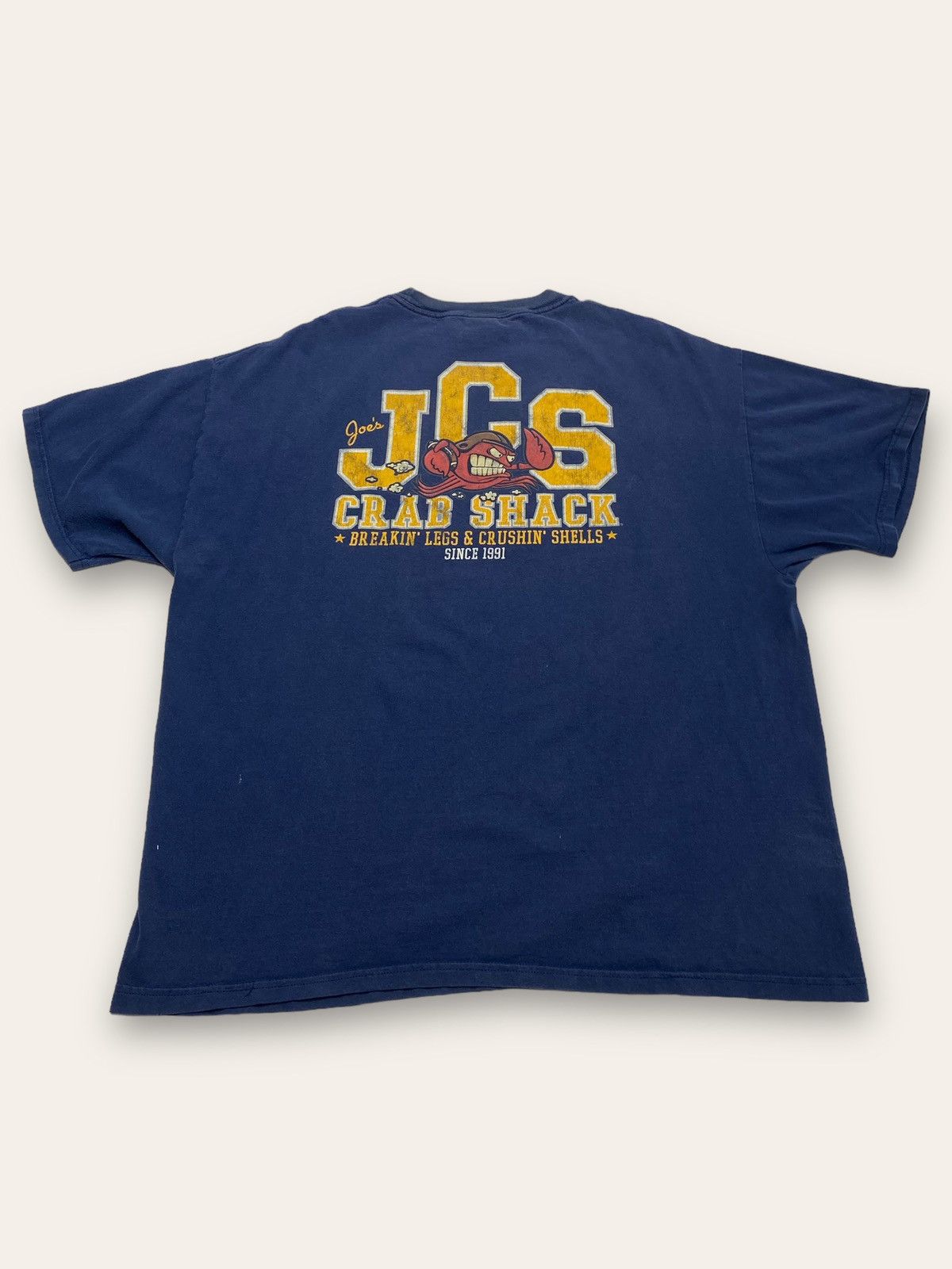 Other Vintage JCS JOE'S CRAB SHACK Navy Big Logo Tee Size US XL / EU 56 / 4 - 1 Thumbnail