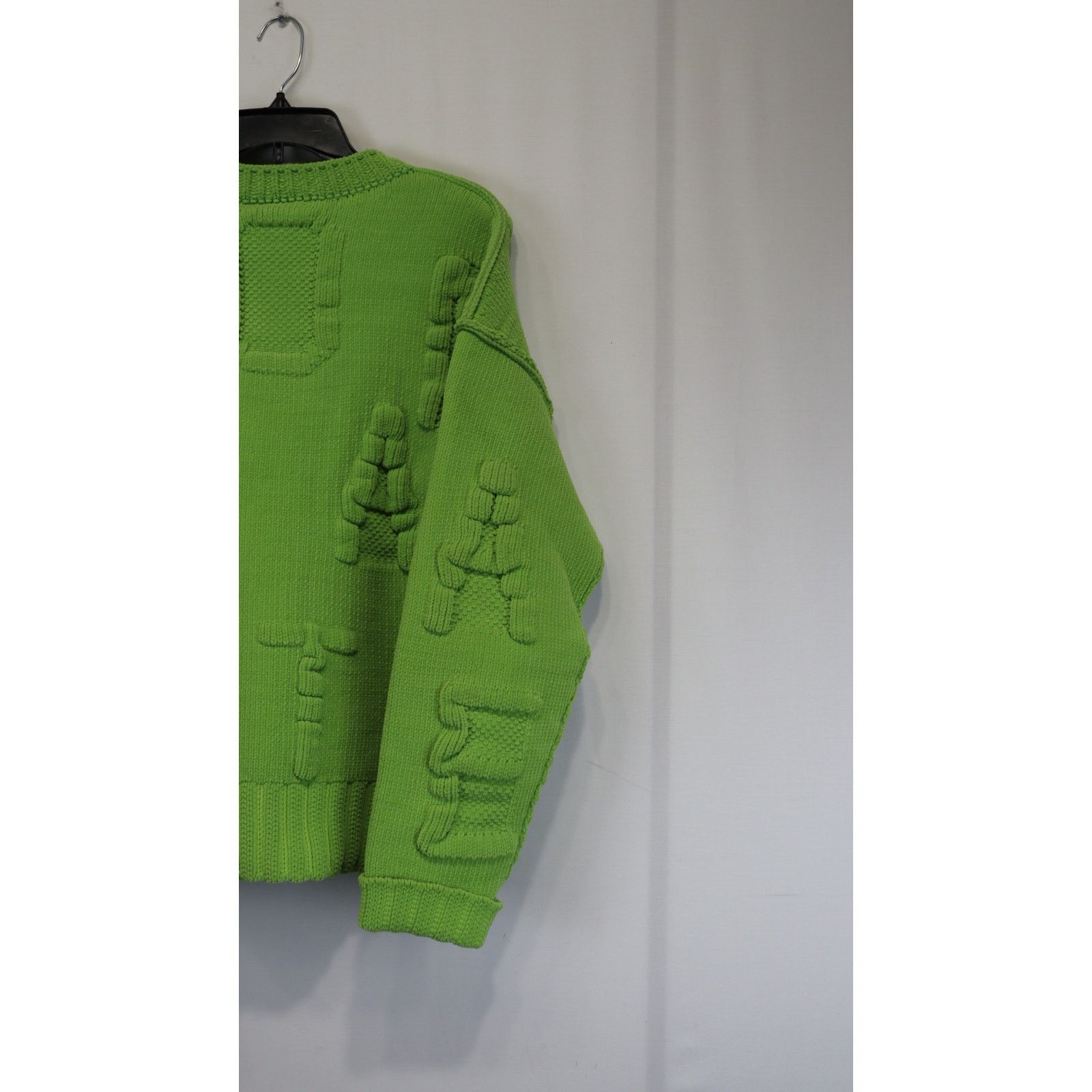 Bottega Veneta o1rshd1 Alphabet Chenille Knitwear Sweater in Green Size US S / EU 44-46 / 1 - 15 Thumbnail