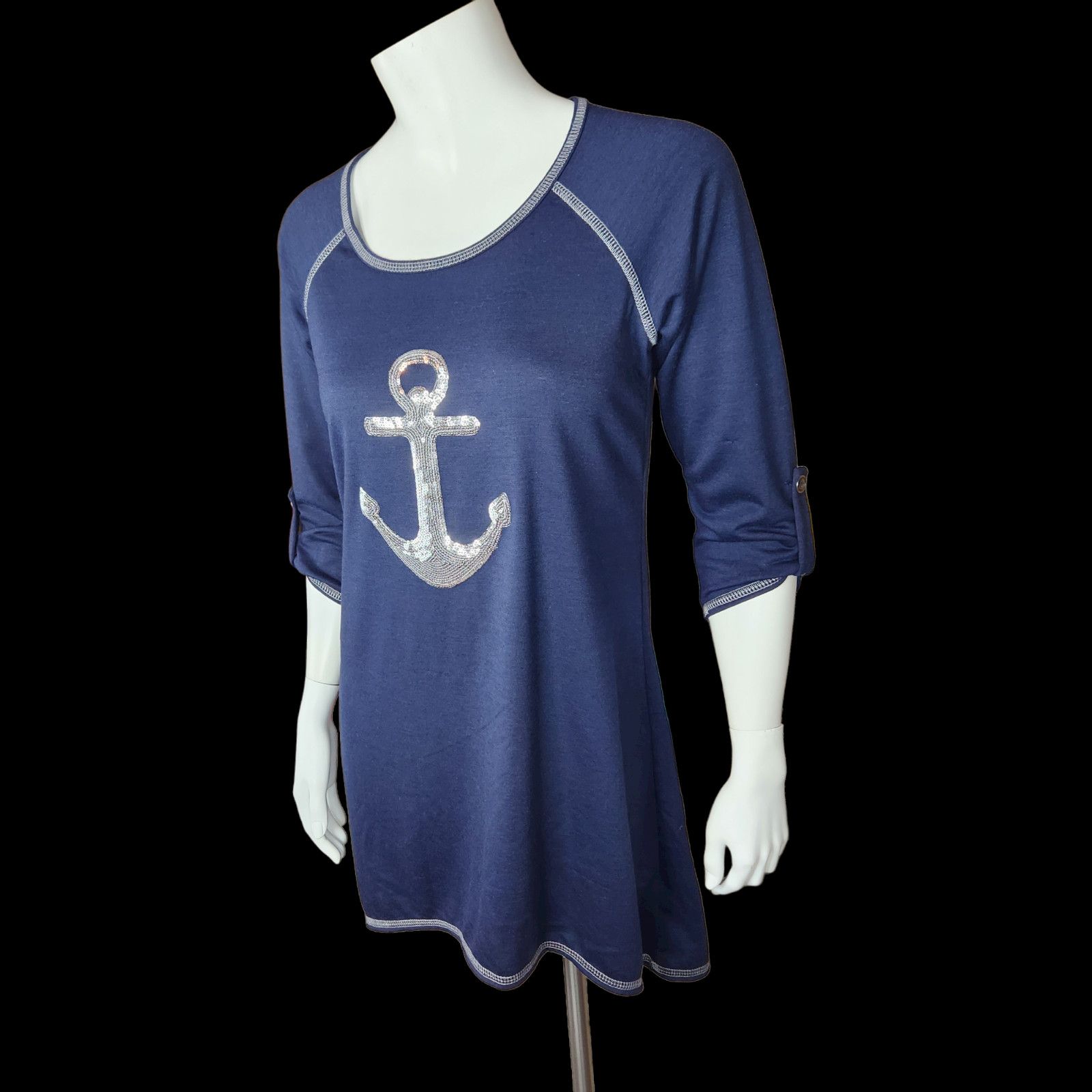 Other Lily Bleu Beach Navy Anchor Beach Cover-Up Womens M Size M / US 6-8 / IT 42-44 - 6 Thumbnail