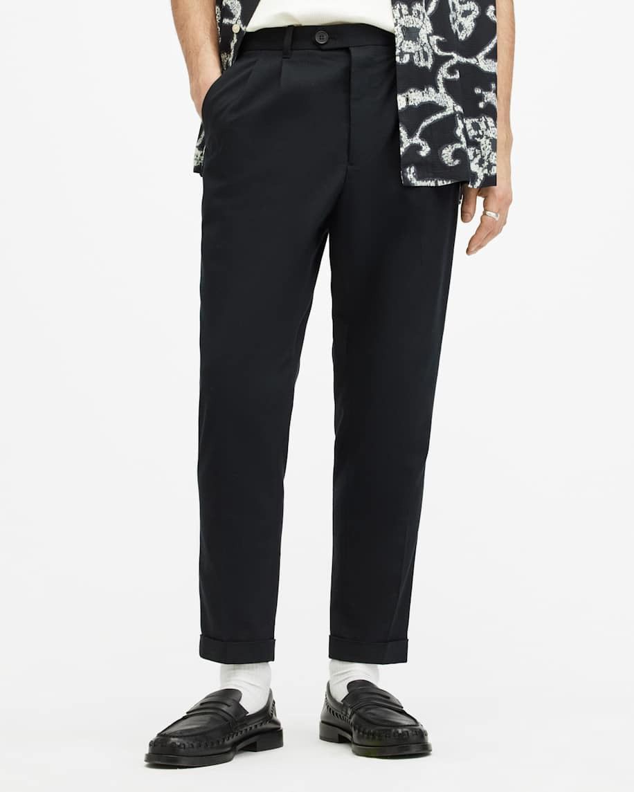 Allsaints Tallis Slim Fit Cropped Trousers Size US 32 / EU 48 - 1 Thumbnail