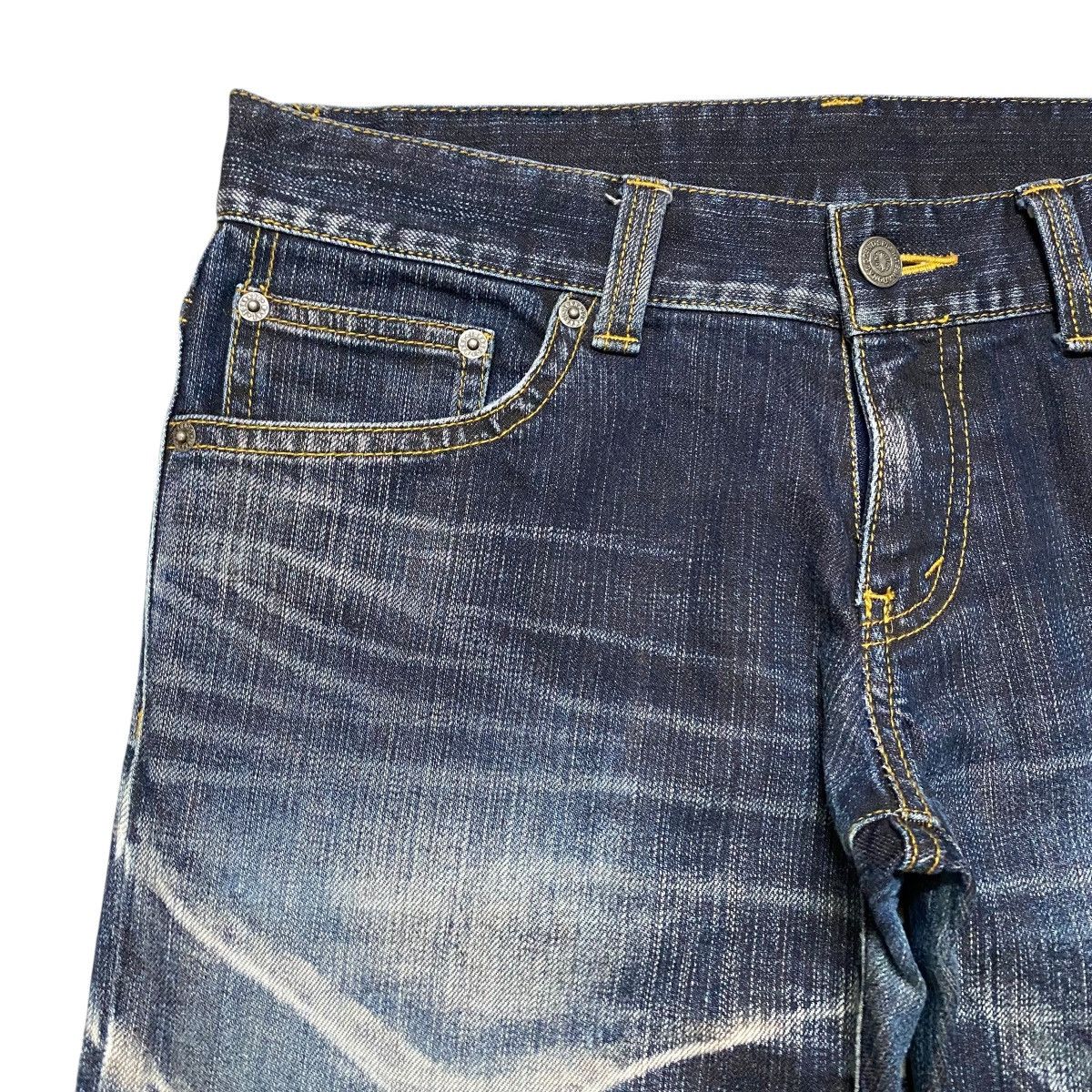 Tornado Mart Vintage Tornado Mart Denim Flare Jeans Whisker Size US 31 - 4 Thumbnail