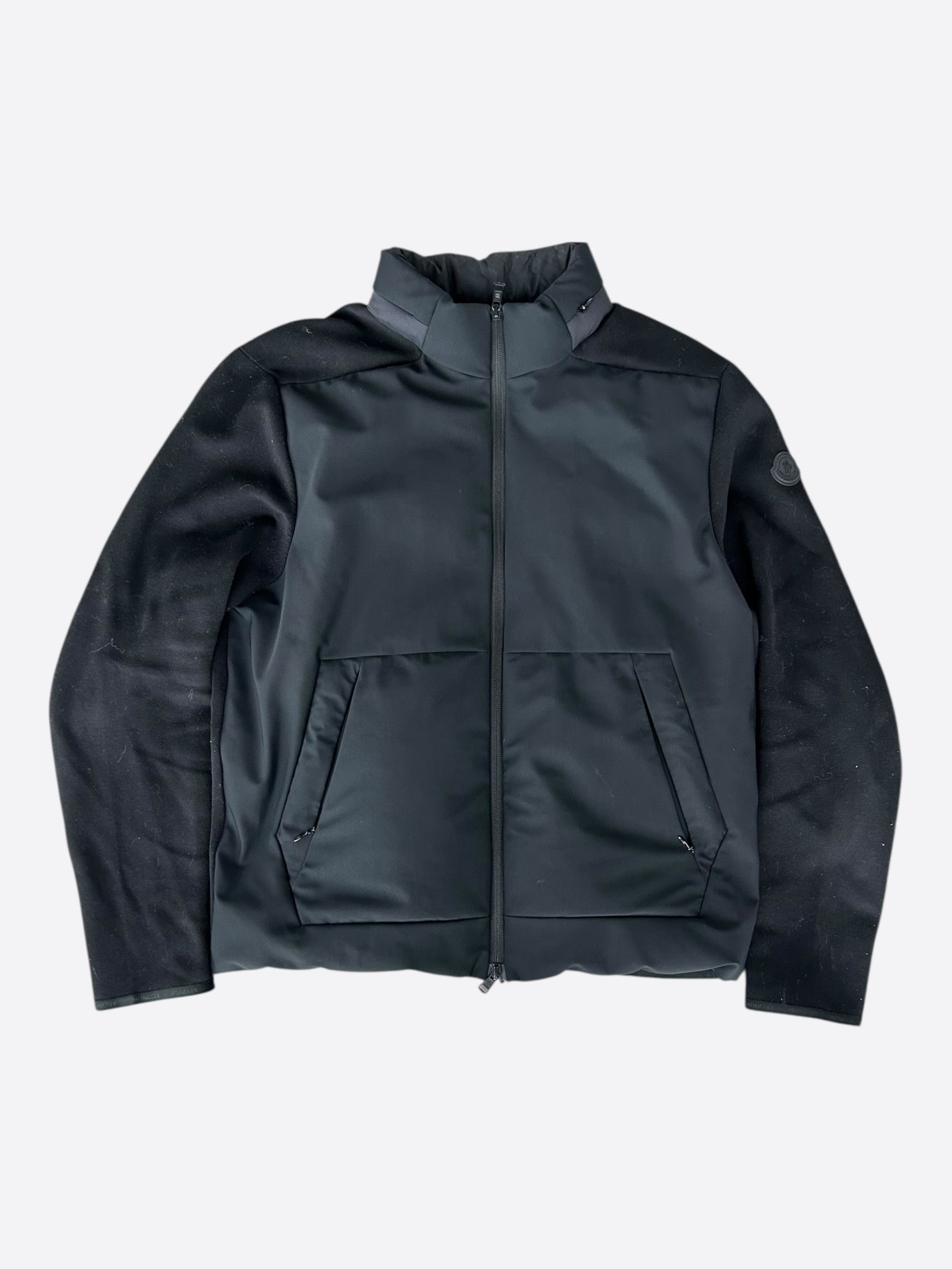 Moncler Moncler Black Maglione Hybrid Jacket Size US XL / EU 56 / 4 - 1 Thumbnail