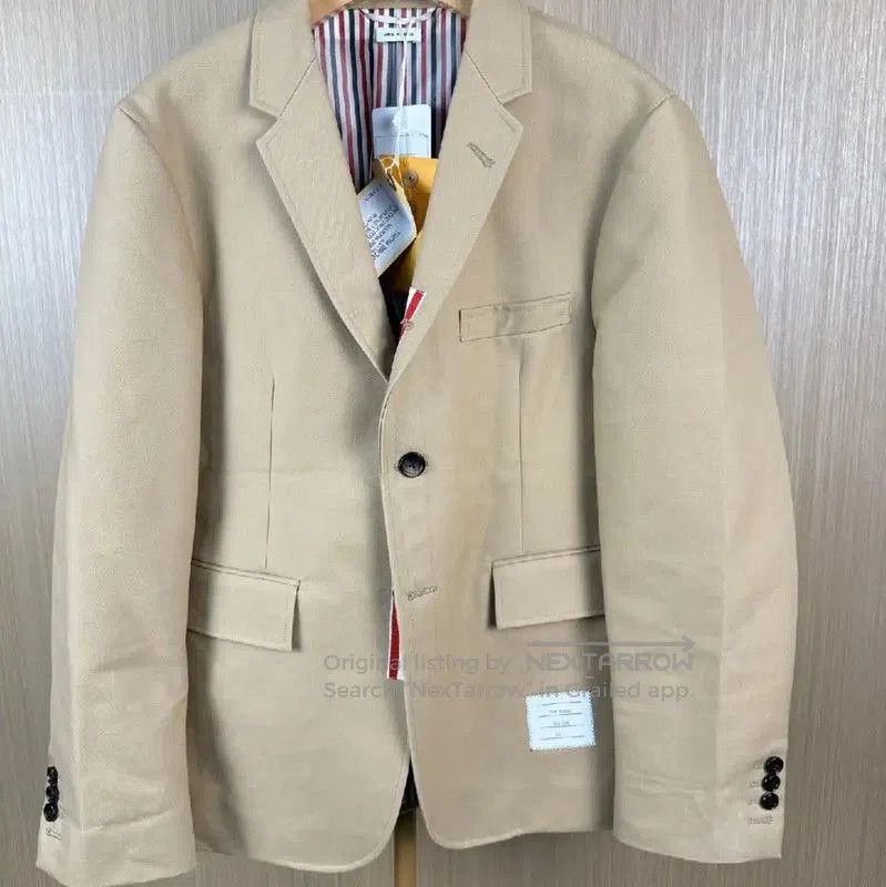 Thom Browne Thom Browne Women's Khaki Cotton Jacket . Size M / US 6-8 / IT 42-44 - 1 Thumbnail