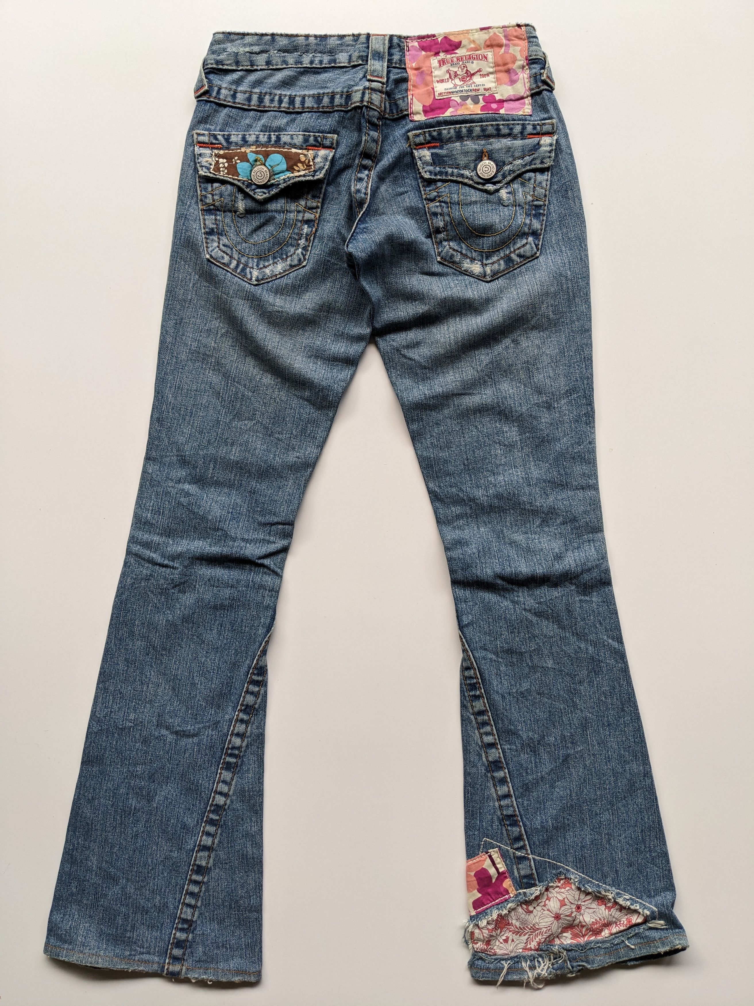 If Six Was Nine × True Religion True Religion flare floral patchwork jeans Size 26" / US 2 / IT 38 - 2 Thumbnail