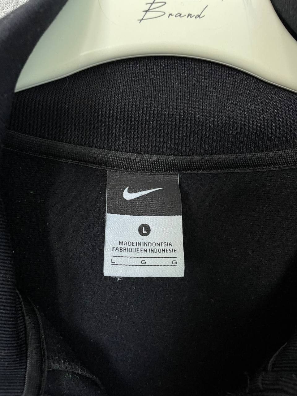 Other Vintage Nike Y2K Black Drill Track Jacket Size US L / EU 52-54 / 3 - 6 Thumbnail