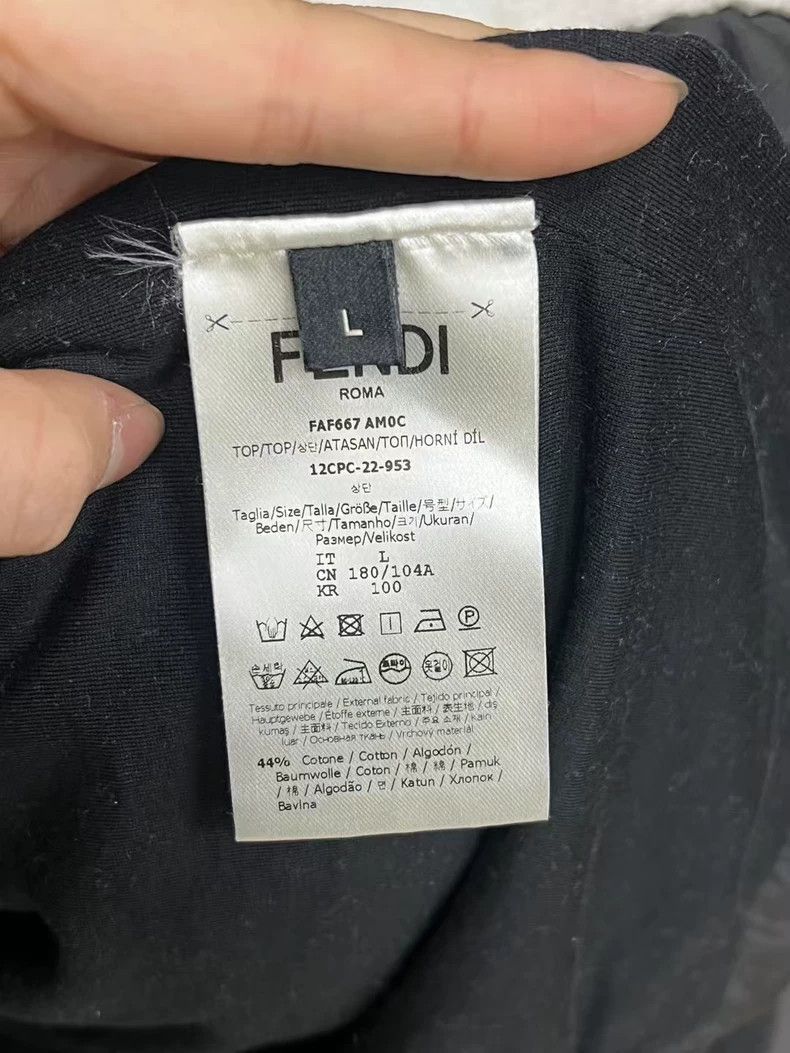 Fendi Fendi Black and White Teddy Jacket Size US L / EU 52-54 / 3 - 4 Thumbnail