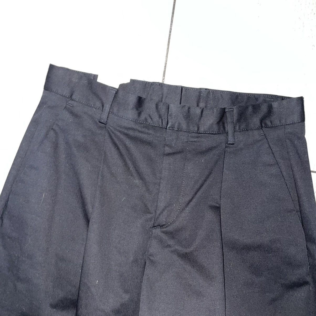 Zara Double front pleated wide fit trousers in black by Zara Size US 32 / EU 48 - 3 Thumbnail