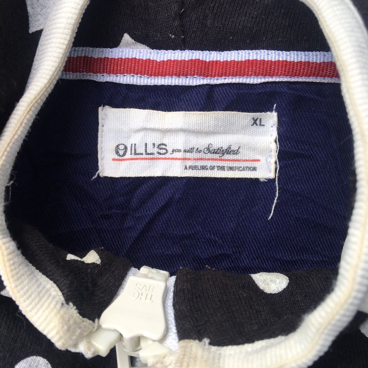 Japanese Brand ILL’S Polkadot zipper hoodie Size US XL / EU 56 / 4 - 6 Thumbnail