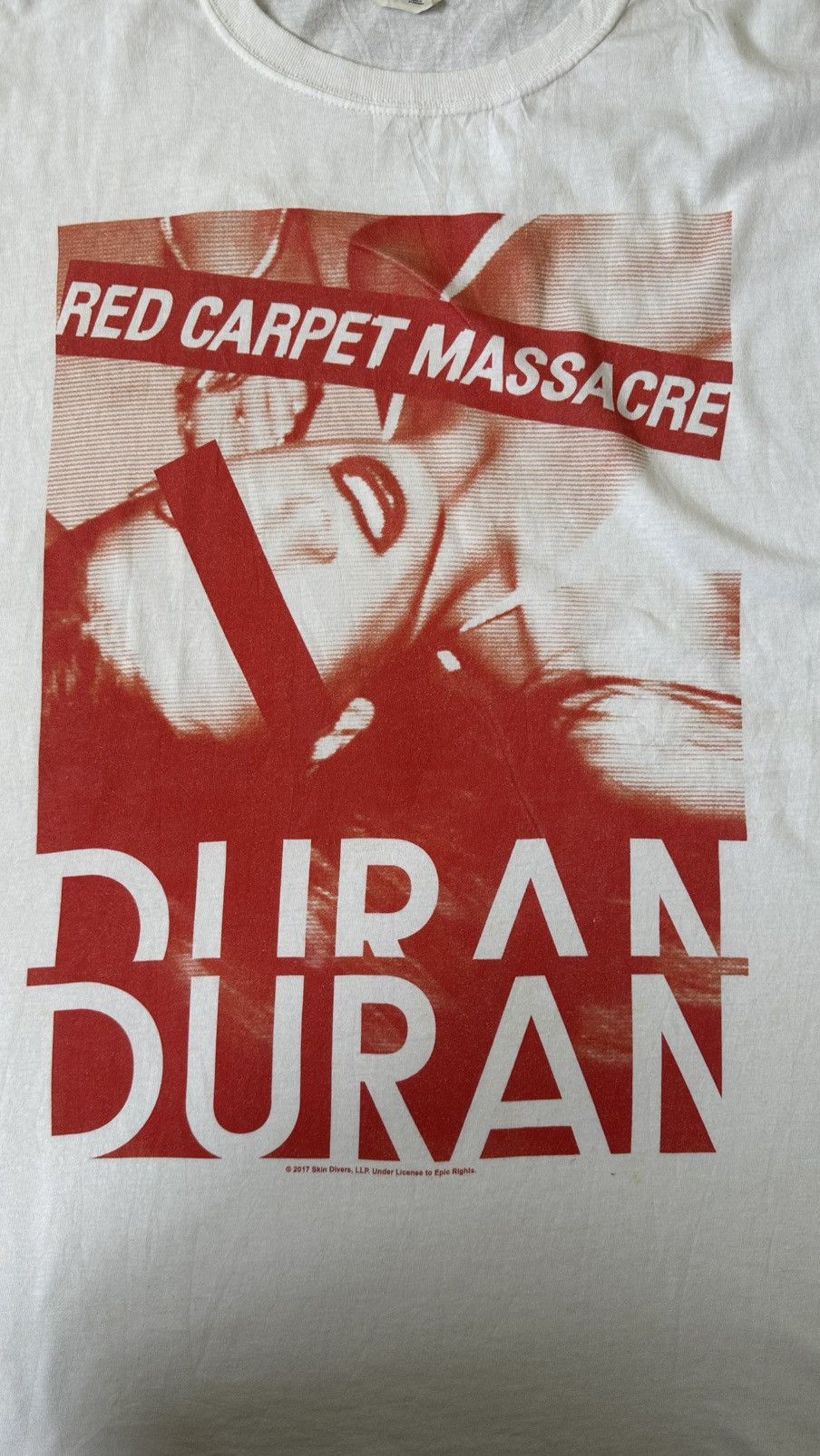 Band Tees VINTAGE DURAN DURAN RED CARPET MASSACRE TEE Size US XXL / EU 58 / 5 - 2 Thumbnail