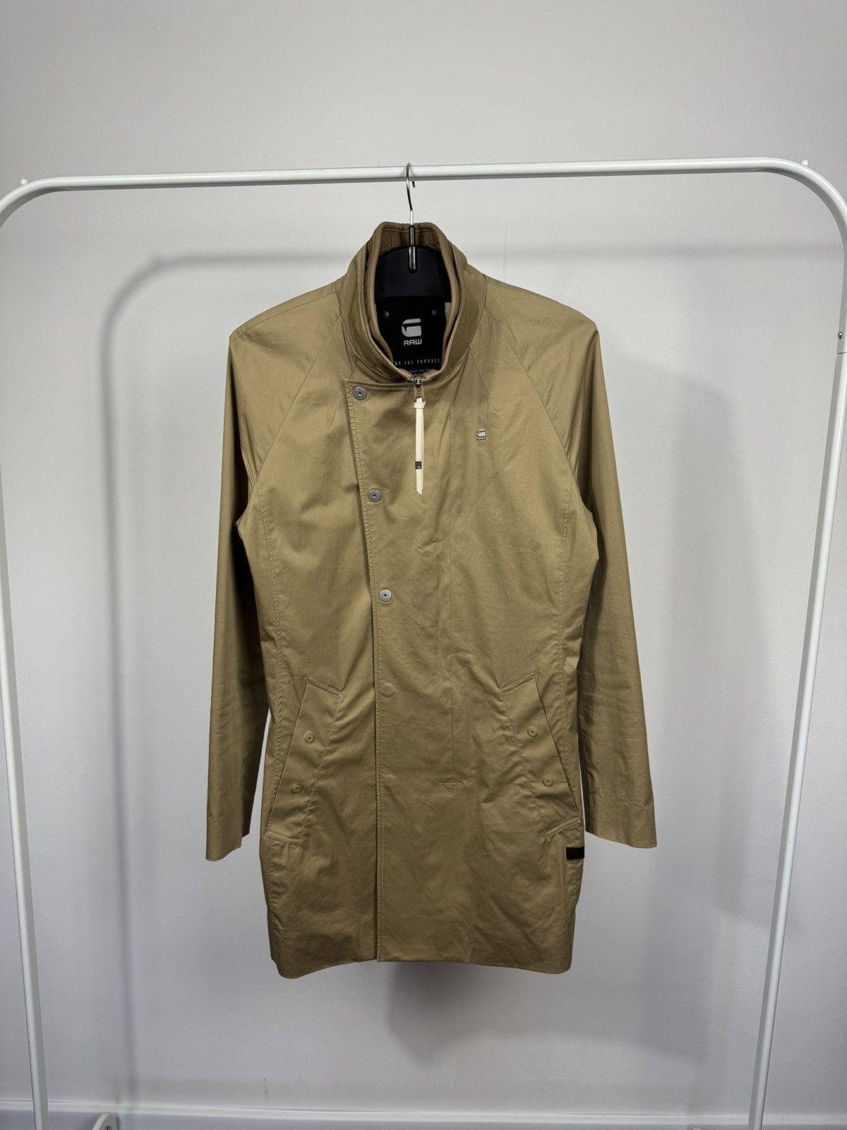 G-Star G-Star RAW Minor Slim Trench Women Beige Coat Jacket Size S Size S / US 4 / IT 40 - 1 Thumbnail