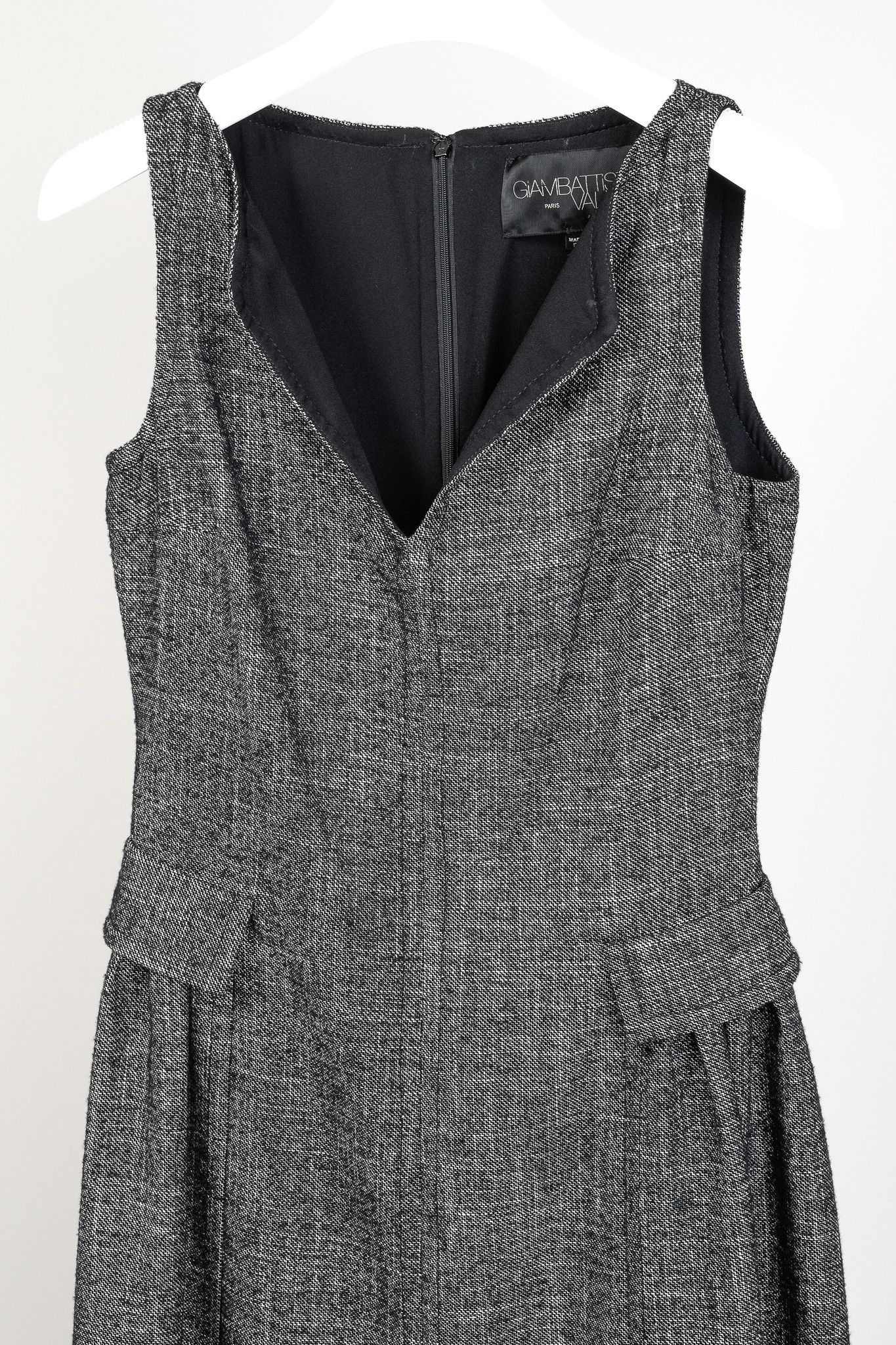 Giambattista Valli Giambattista Valli Tweed Faux-Pocket Sleeveless Midi Dress Size M / US 6-8 / IT 42-44 - 3 Thumbnail