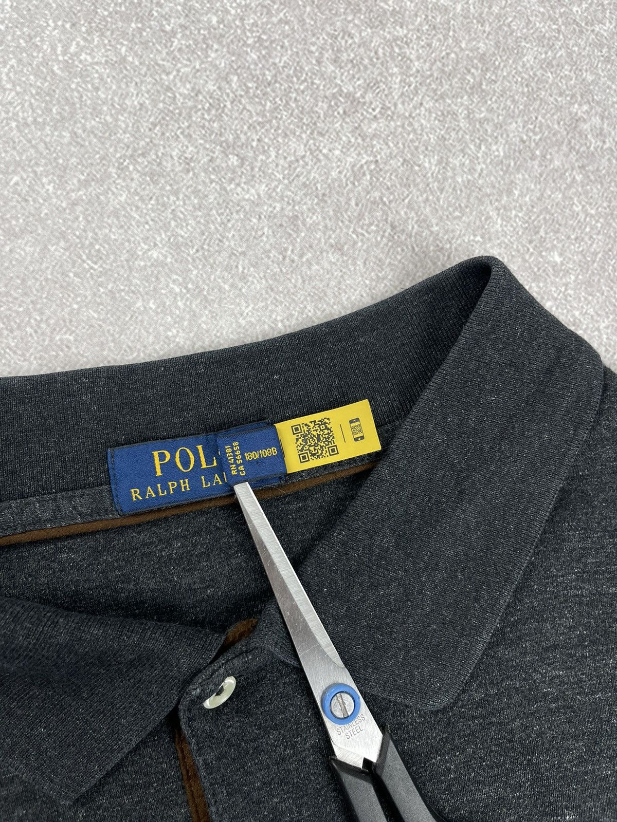 Polo Ralph Lauren Polo Ralph Lauren Long Sleeve Rugby Grey Size Xxl Size US XXL / EU 58 / 5 - 9 Thumbnail