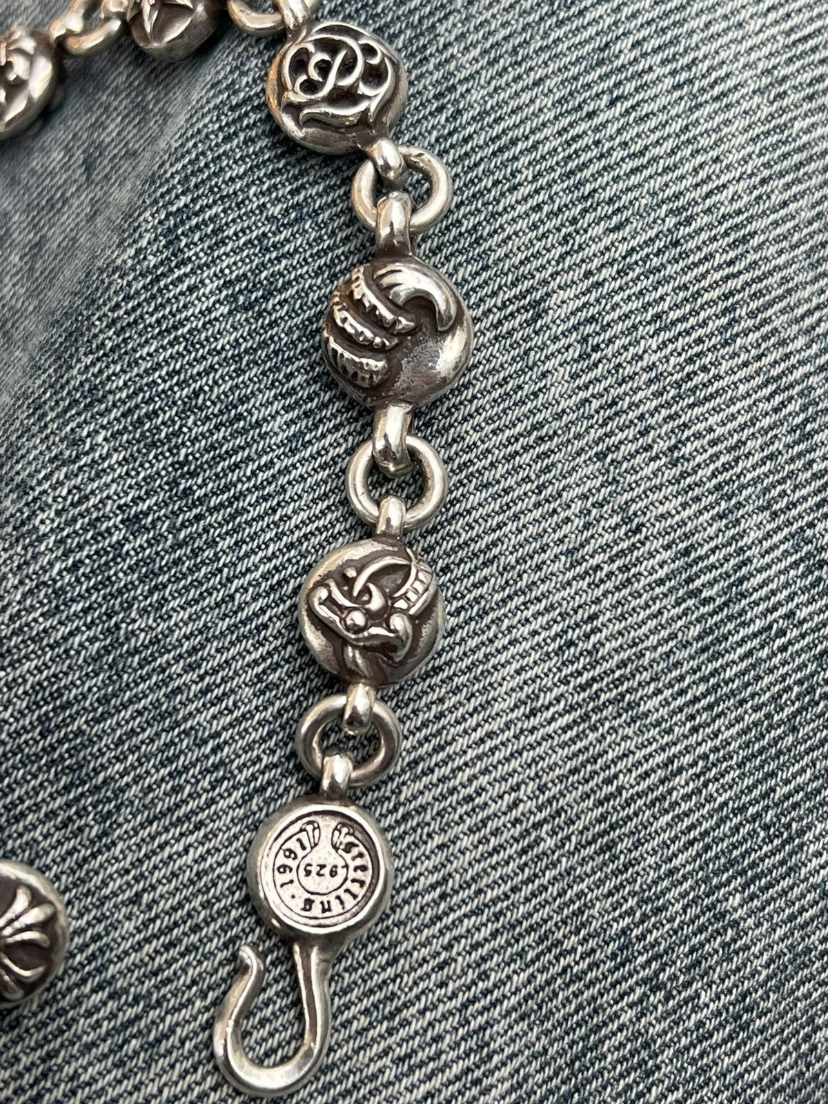 Chrome Hearts Chrome Hearts Multi Ball Bracelet 11 Ball Silver Adjustable Size ONE SIZE - 2 Thumbnail
