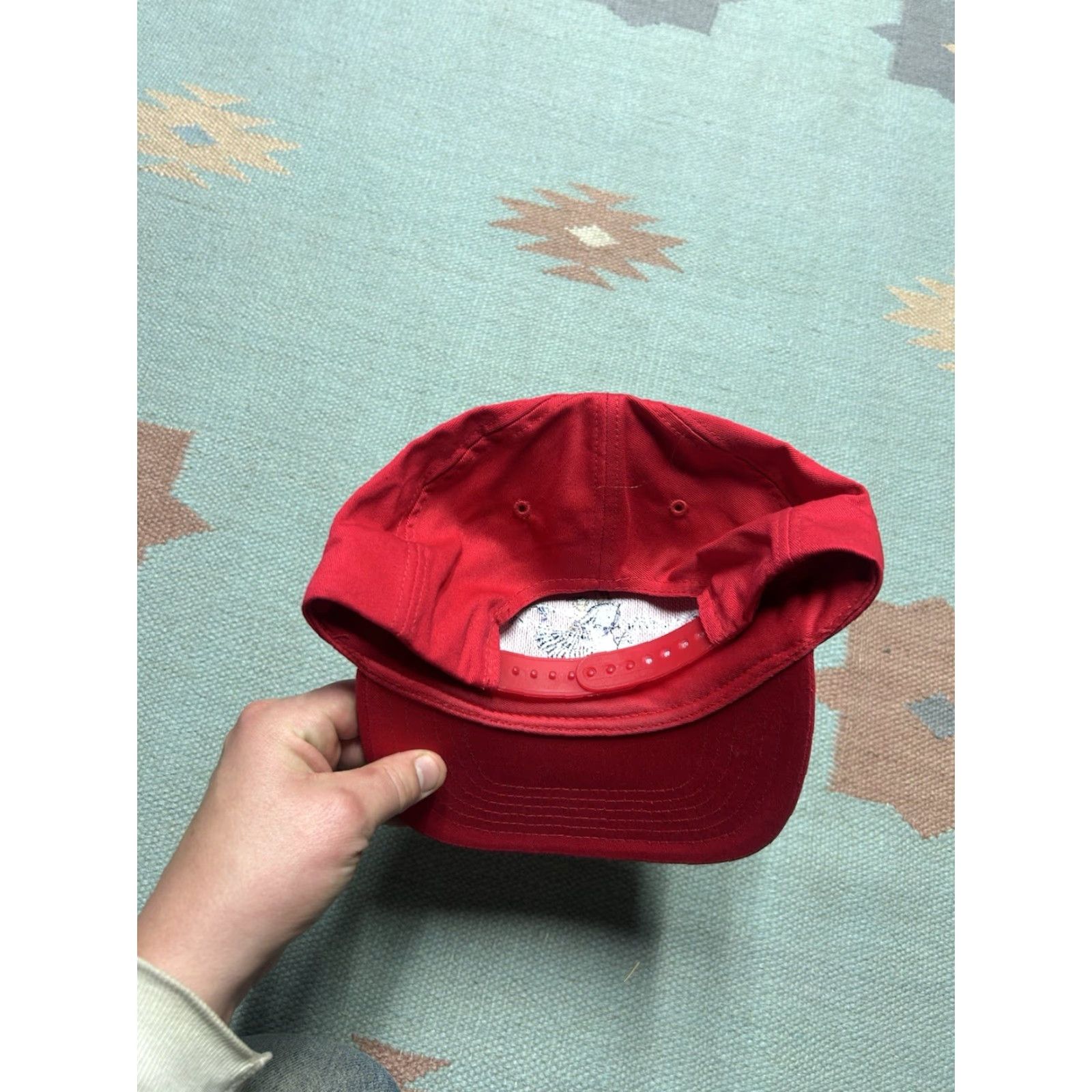 DANCER VINTAGE SnapBack Hat Cap Square Dance Embroidered Blue Red Adjustable Mens Size ONE SIZE - 4 Thumbnail