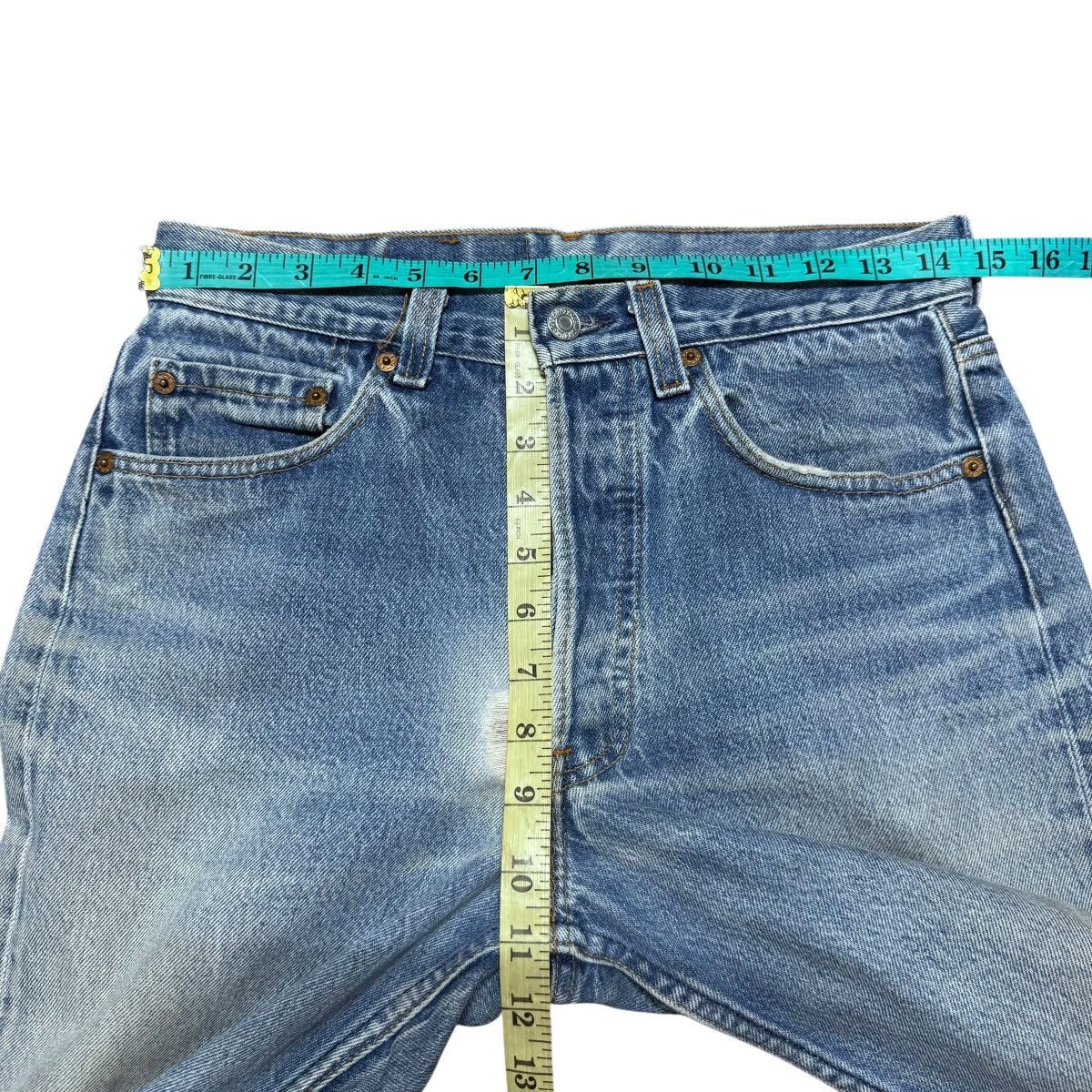 Levi's Vintage 80s Levis 501 Distressed Jeans Size US 29 - 16 Thumbnail