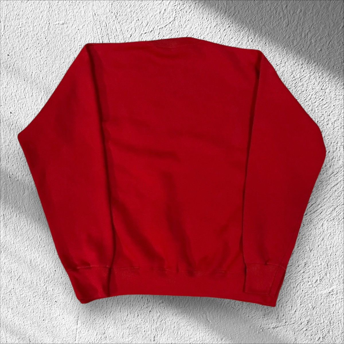 Nutmeg × Vintage Vintage 90s Nutmeg Mills Blank Red Pullover Crewneck Size US L / EU 52-54 / 3 - 2 Thumbnail