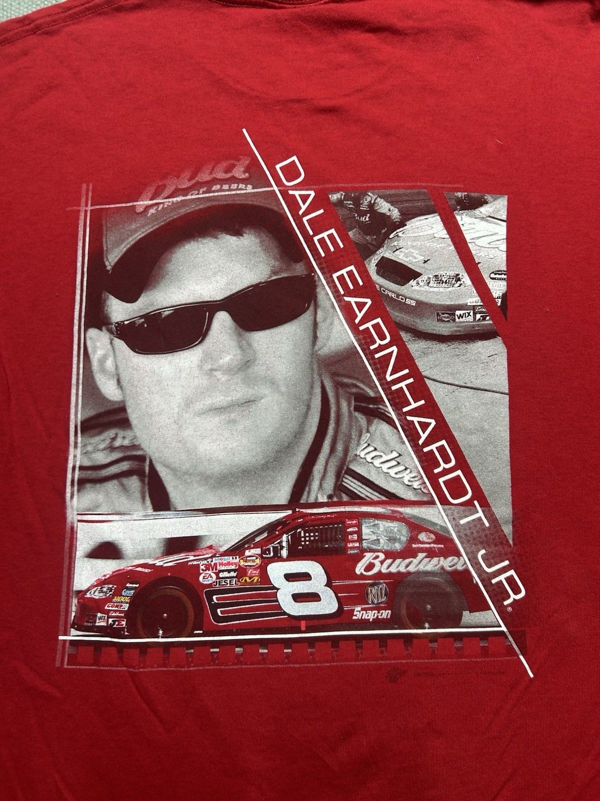 Vintage Vintage t shirt Dale Earnhardt Jr nascar 8 double sided XXL Size US XXL / EU 58 / 5 - 2 Thumbnail