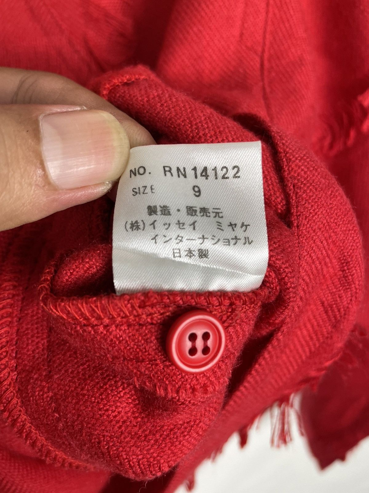 Issey Miyake × Vintage Issey Sport Vtg Frayed — Issey Miyake Archive Piece Size M / US 6-8 / IT 42-44 - 4 Thumbnail