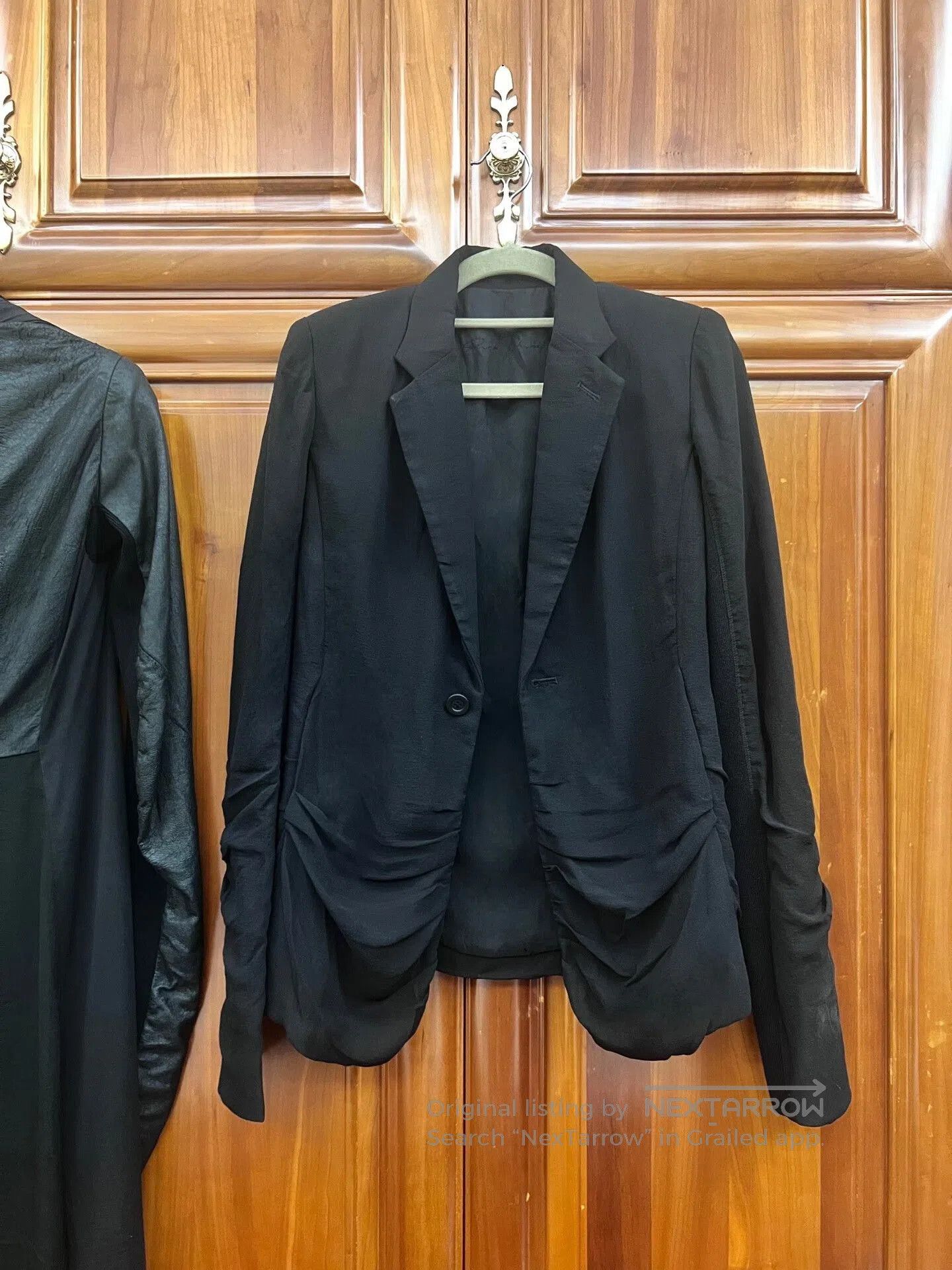 Rick Owens Rick Owens Black Silk Blazer. Size US S / EU 44-46 / 1 - 2 Thumbnail