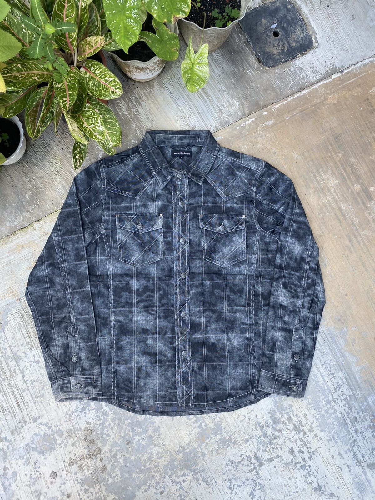 image of If Six Was Nine Steals Semantic Design Asid Was If Six Wash Nine Style in Acid Wash Black, Women's 