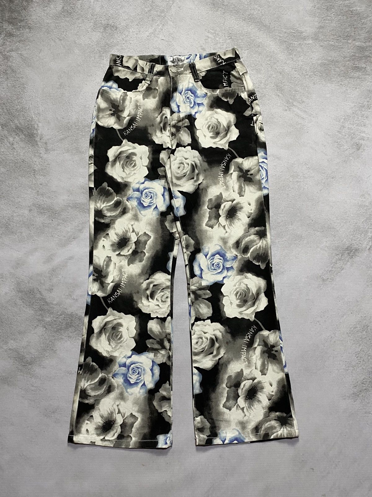 Kansai Yamamoto Kansai Impact Floral Pants Size 26" / US 2 / IT 38 - 1 Thumbnail