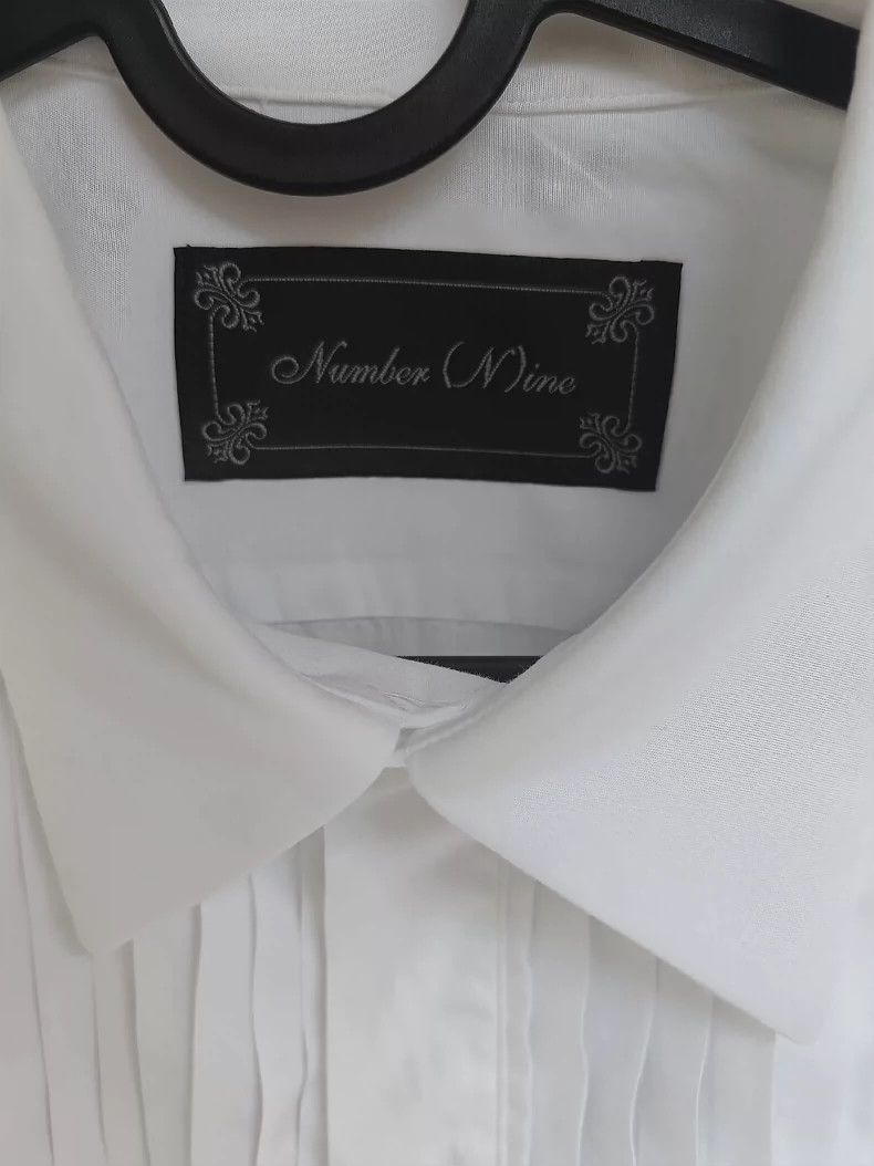 Number (N)ine Number (N)ine08aw organ pleated shirt 2503-Nextarrow Size US XL / EU 56 / 4 - 2 Thumbnail