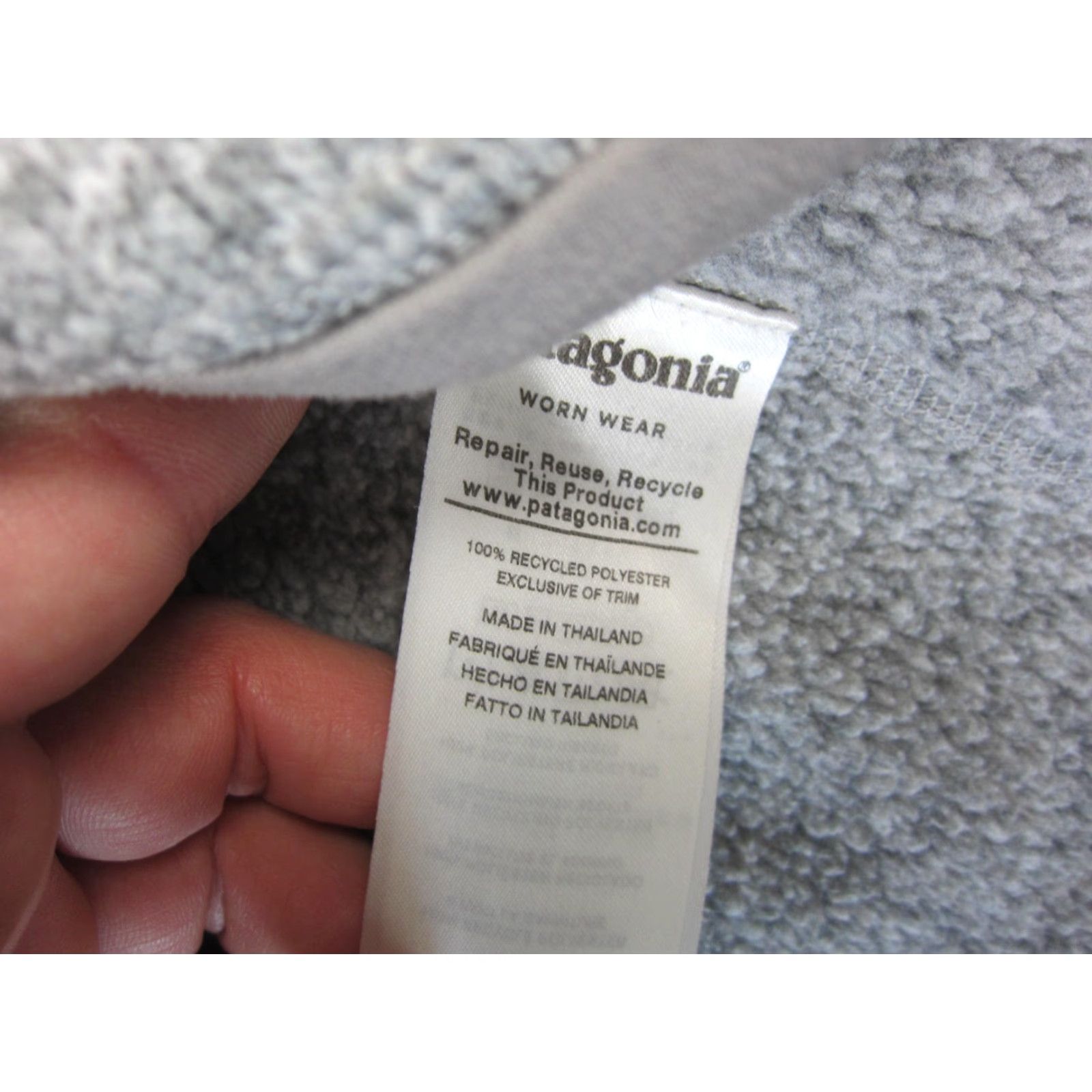 Patagonia Patagonia Better Sweater Womens Small Gray Fleece Pullover 1/2 Zip Jacket 80s 90s Outdoor Hiking Mens Womens B Size S / US 4 / IT 40 - 7 Thumbnail