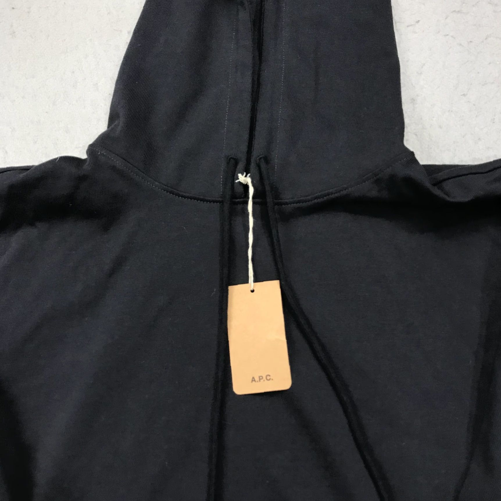A.P.C. APC Rue Madame Paris Hoodie Mens Small Black Designer Solid Sweatshirt NWT Size US S / EU 44-46 / 1 - 2 Thumbnail