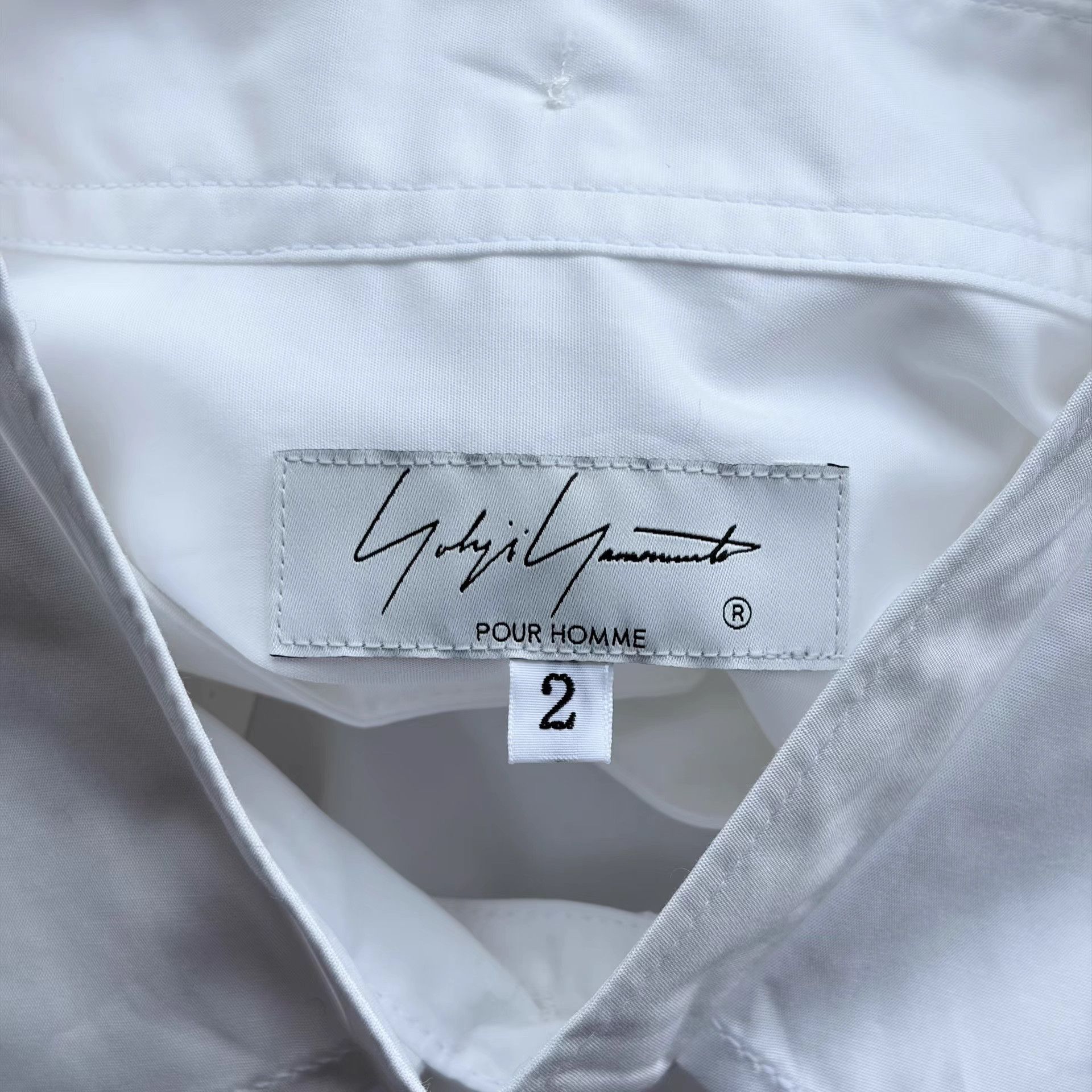 Yohji Yamamoto Yohji Yamamoto 24aw Detachable Collar White Shirt K4 Size US M / EU 48-50 / 2 - 9 Thumbnail