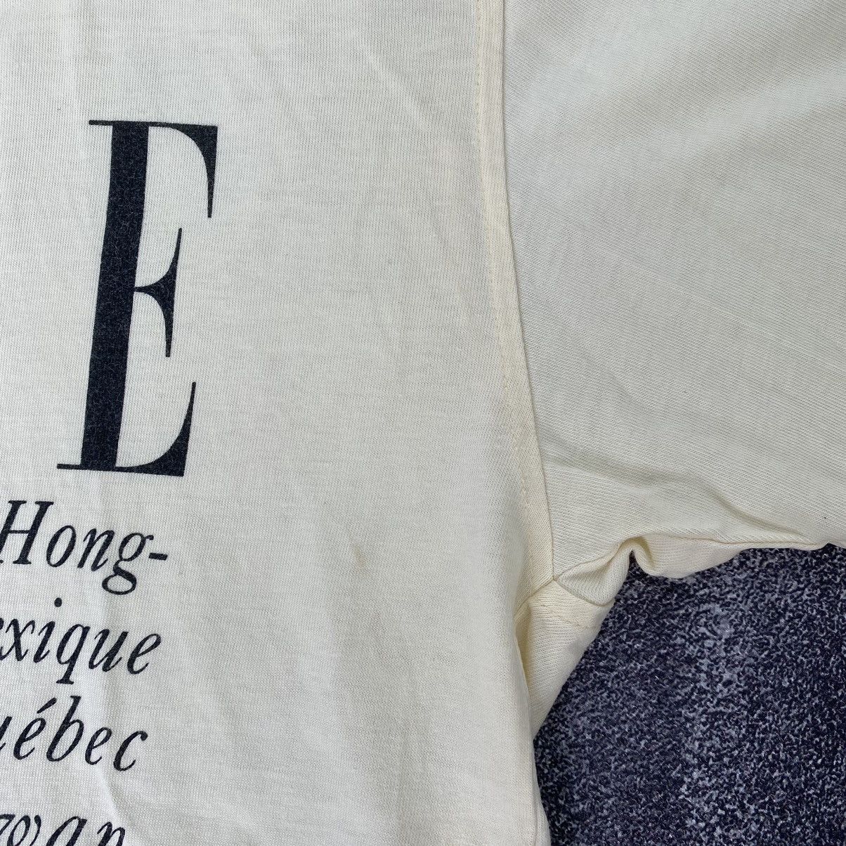Designer × Japanese Brand Vintage Very Rare Elle Paris Tee Size US L / EU 52-54 / 3 - 5 Thumbnail